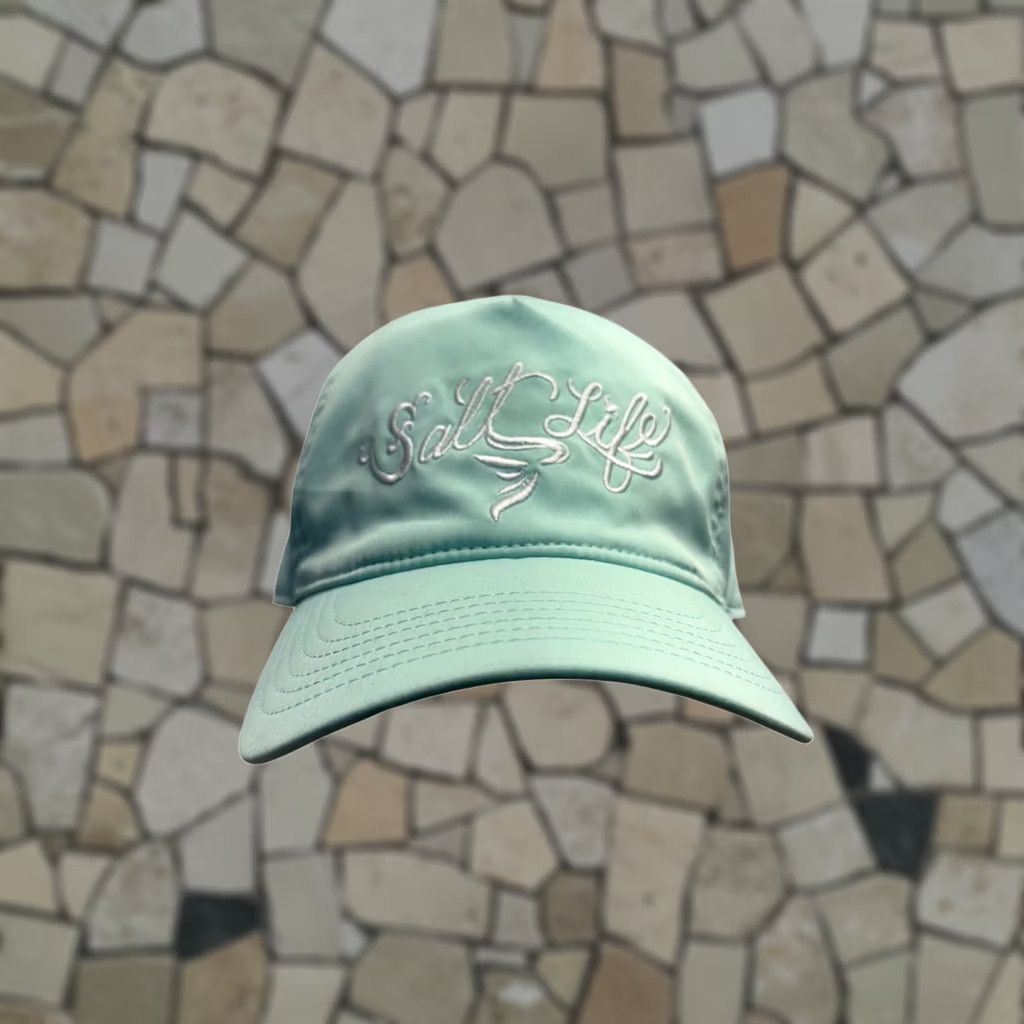 Vintage Salt Life Cap One Size Green Mint Baseball With White Embroidery Adjustable Strap 360B Size ONE SIZE - 1 Thumbnail