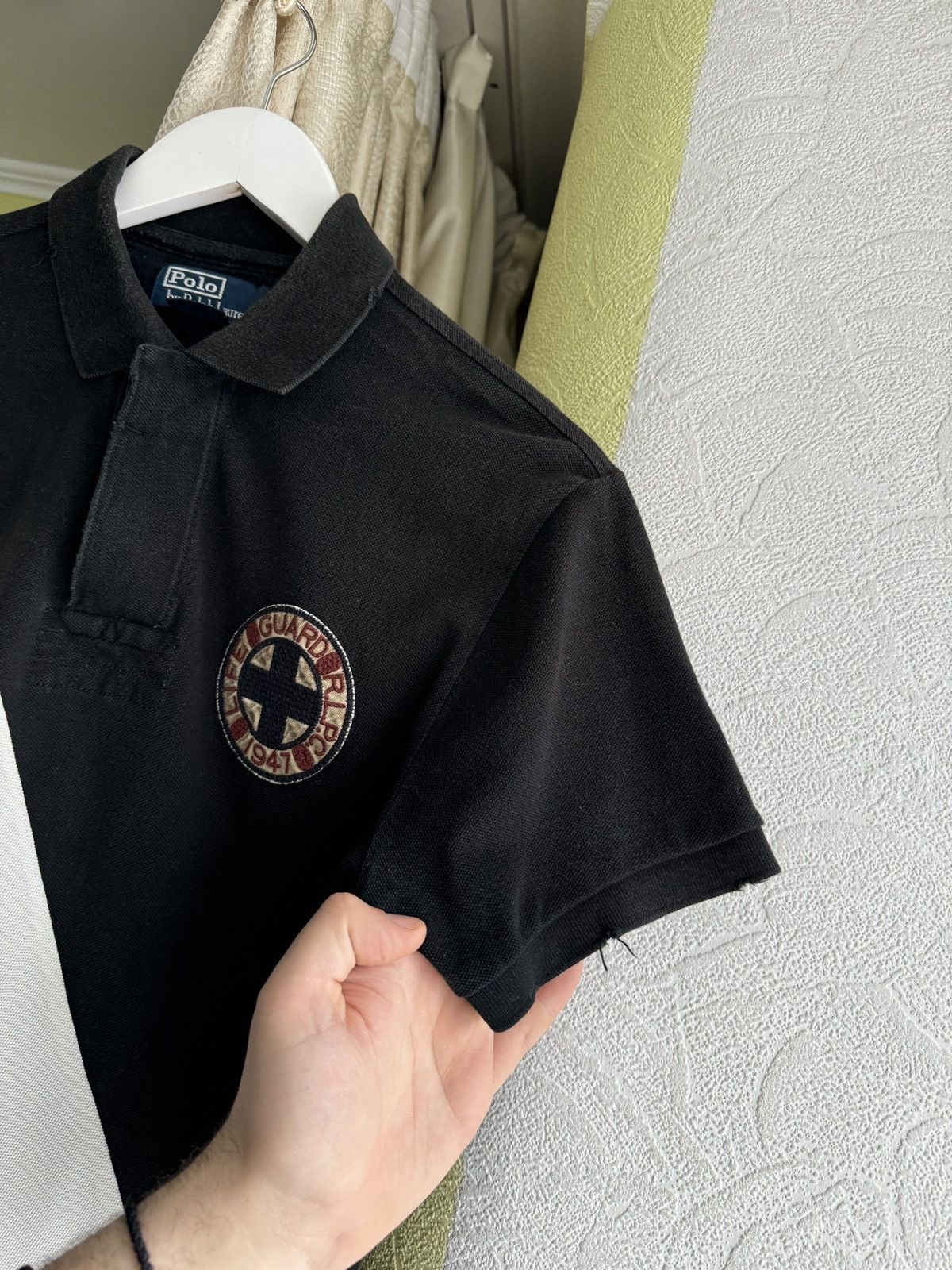 Polo Ralph Lauren Vintage 90s Polo Ralph Lauren Life Guard Shirt Distressed Size US M / EU 48-50 / 2 - 7 Thumbnail