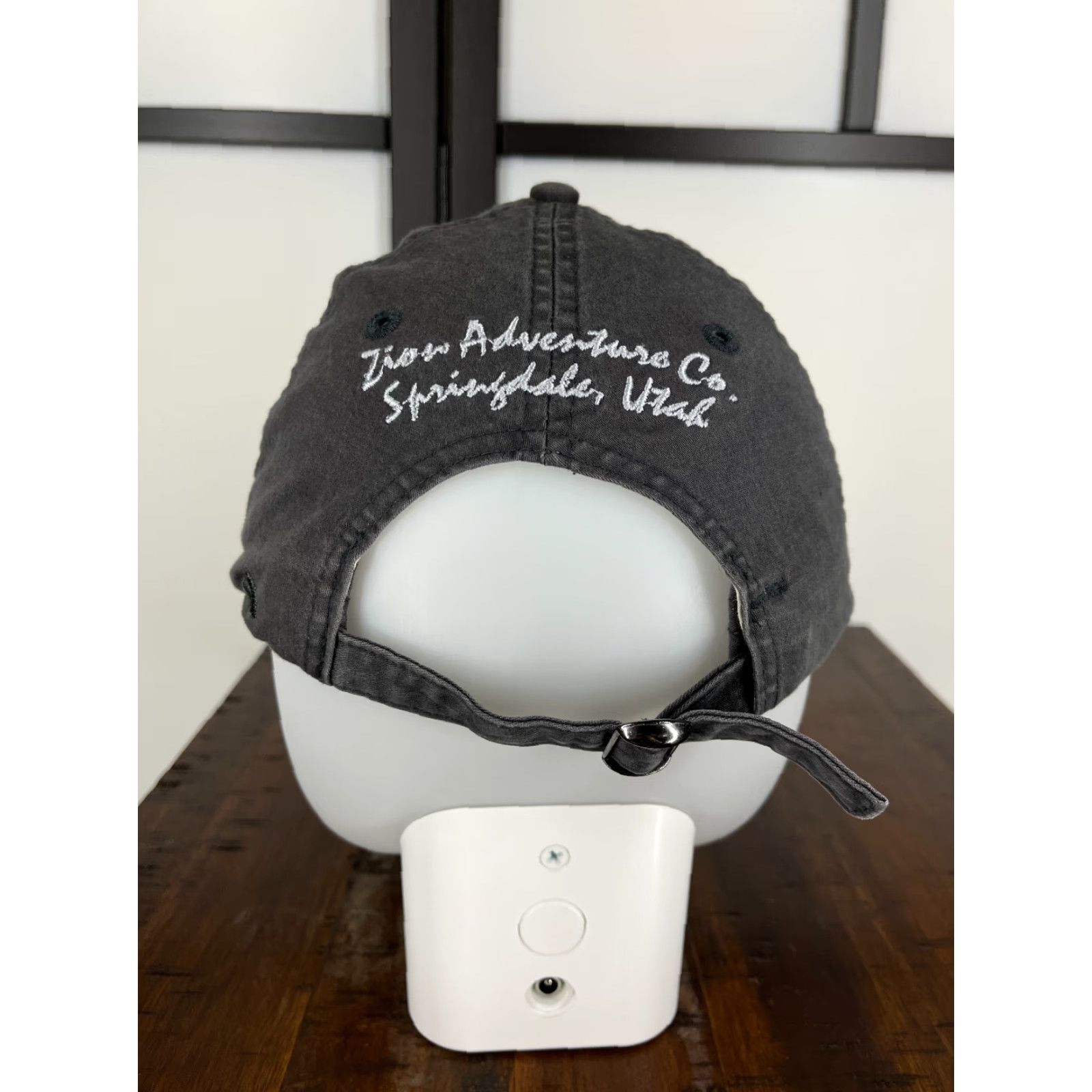 Vintage VINTAGE Pacific Headwear Hat cap Strap Back Adult One Size Gray Stretch Cotton Blend Size ONE SIZE - 6 Thumbnail