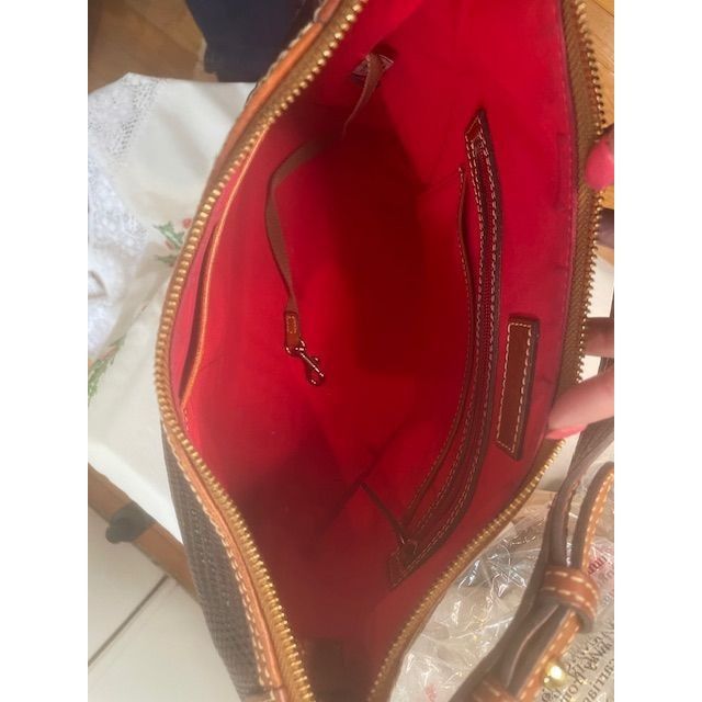 Dooney & Bourke Dooney & Bourke Embossed Lizard Hobo Shoulder Bag In Brown L Size ONE SIZE - 12 Thumbnail