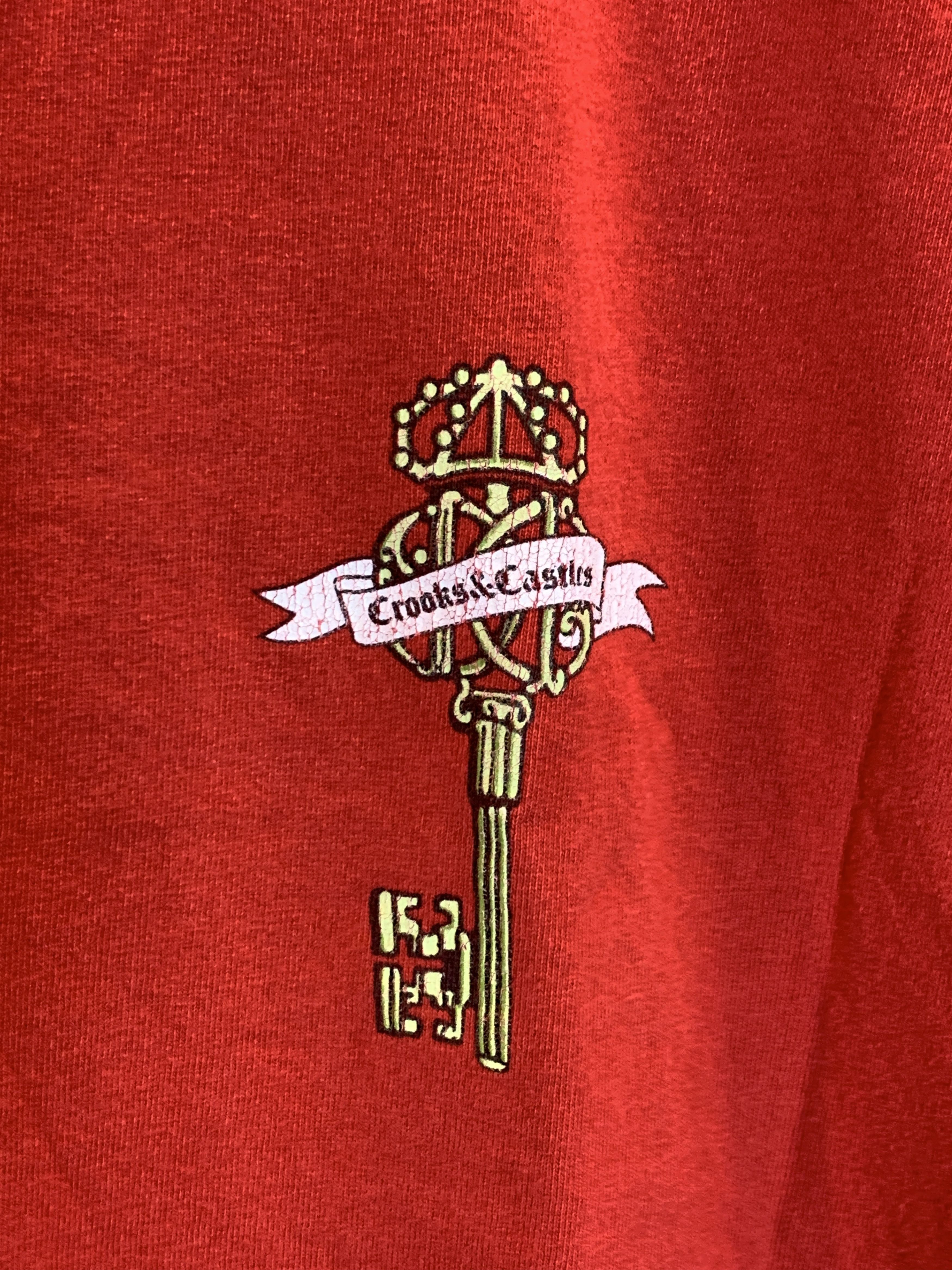 Crooks & Castles *RARE* Vintage Crooks & Castles Monolithic Empire Keys Shirt Size US L / EU 52-54 / 3 - 4 Thumbnail