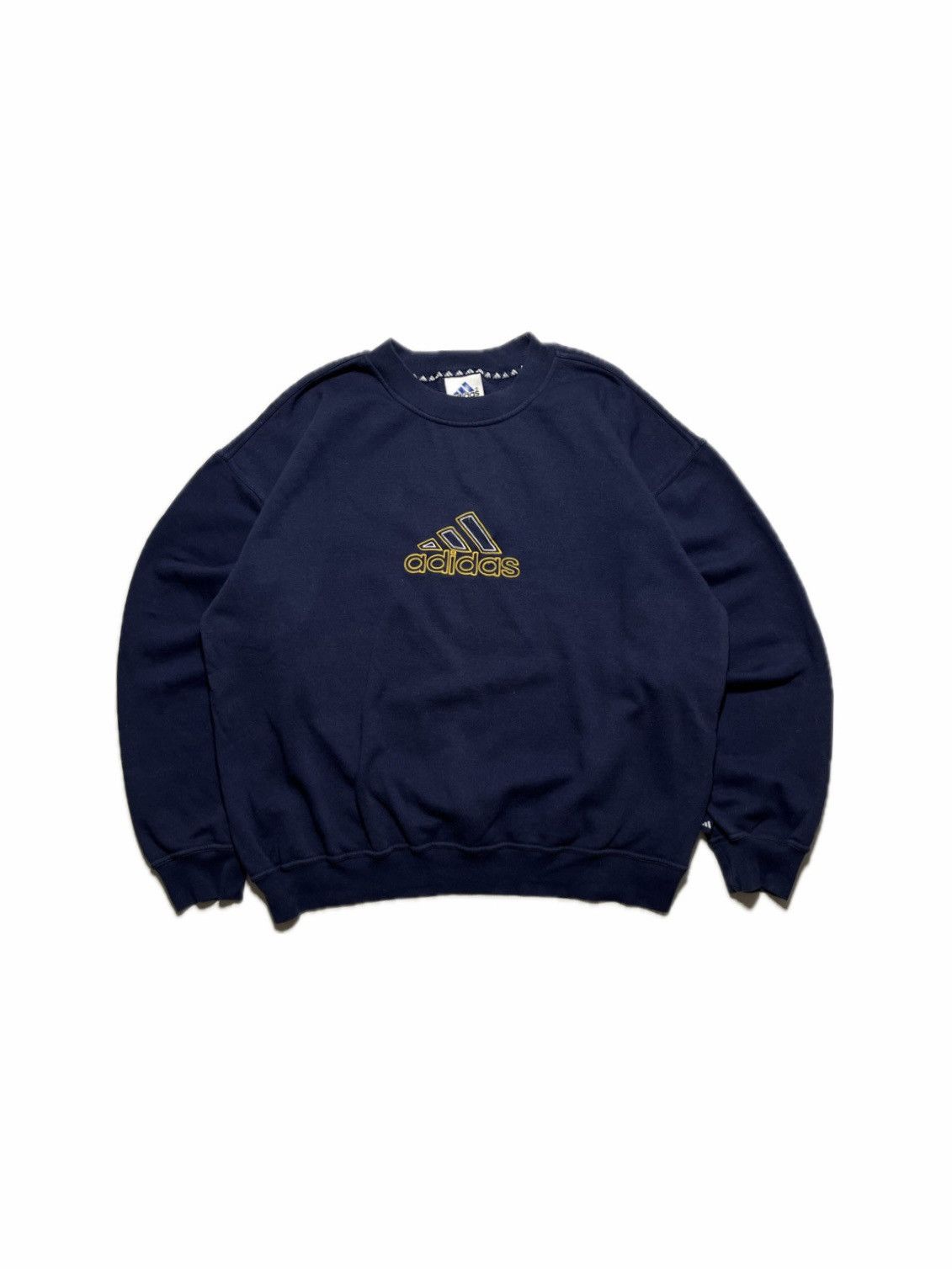 Adidas Vintage 90’s Adidas embroidered logo boxy fit sweatshirt Size US L / EU 52-54 / 3 - 1 Thumbnail