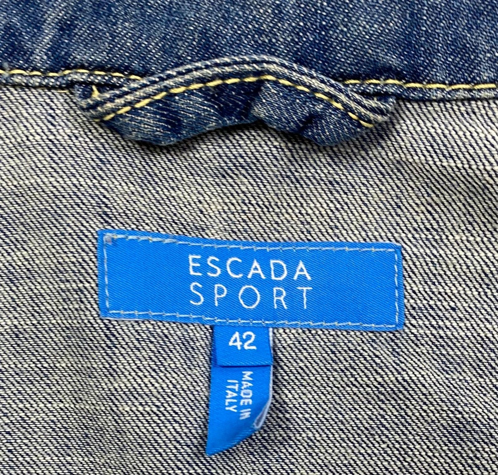 Escada Sport Escada Sport Denim Jacket size 42 Size M / US 6-8 / IT 42-44 - 8 Thumbnail