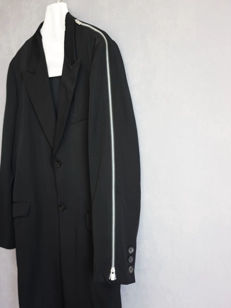 Yohji Yamamoto Yohji Yamamoto Yohji Yamamoto Long Coat with Side Zipper Size US M / EU 48-50 / 2 - 4 Thumbnail