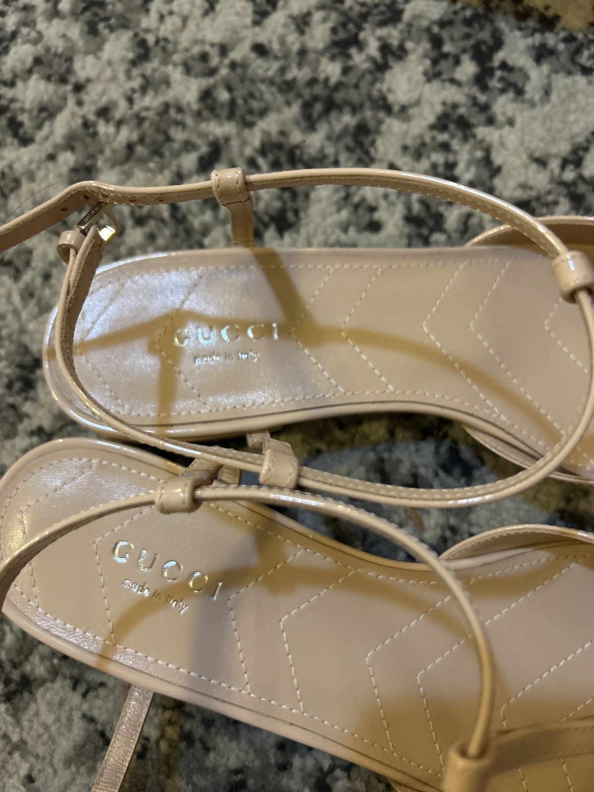 Gucci Gucci Double G patent-finish T-Strap ballerinas Ballet Flat Size US 8.5 / IT 38.5 - 6 Thumbnail