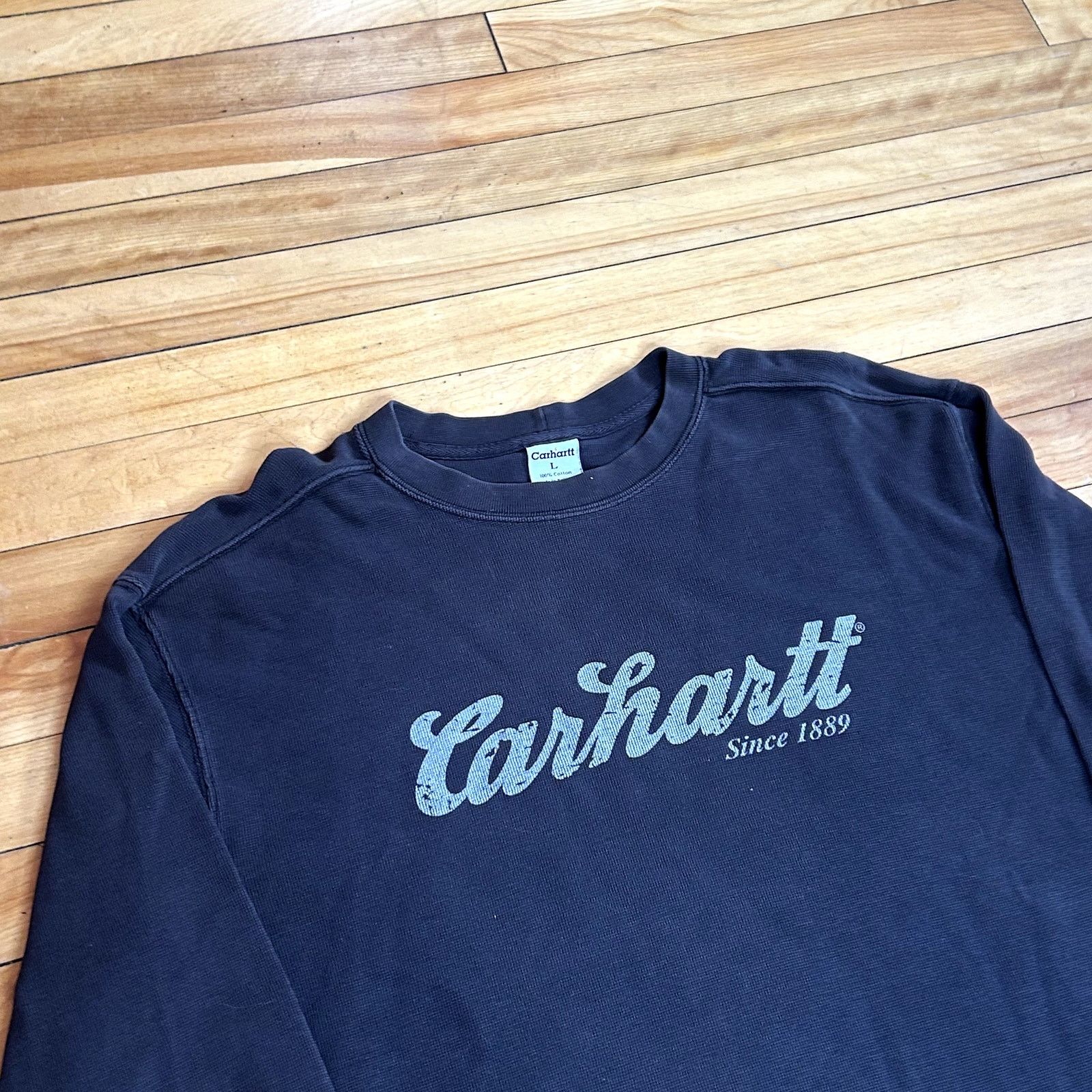 Carhartt Y2K Carhartt Black Thermal Long Sleeve Large Size US L / EU 52-54 / 3 - 3 Thumbnail