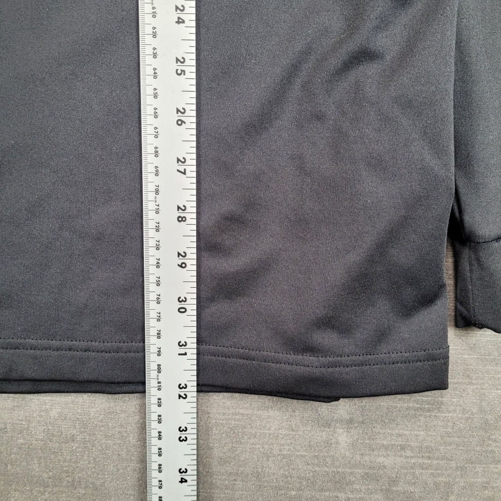 Mizuno Mizuno WarmaLite Mens XL Black Quarter Zip Long Sleeve Pullover Top Size US XL / EU 56 / 4 - 4 Thumbnail