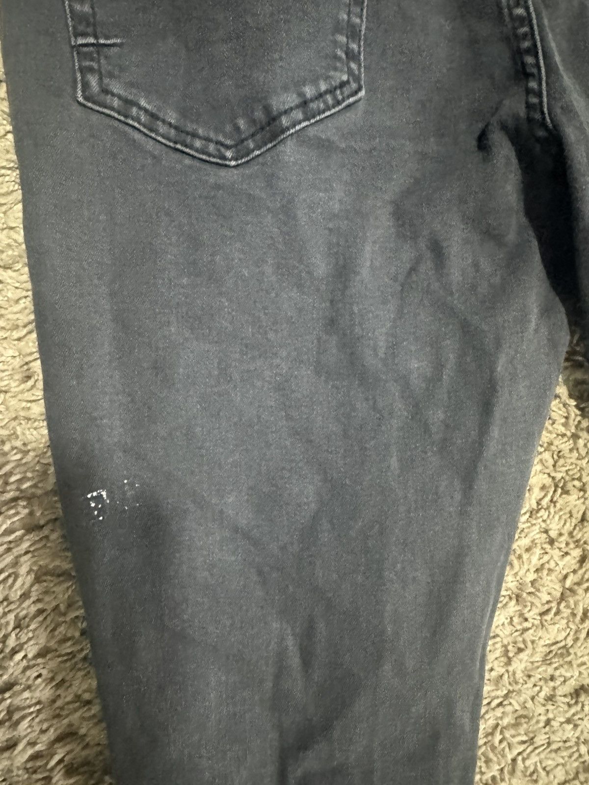 Ksubi Ksubi Van Winkle Dusted Black Trashed Distressed Crash Denim Size US 36 / EU 52 - 6 Thumbnail
