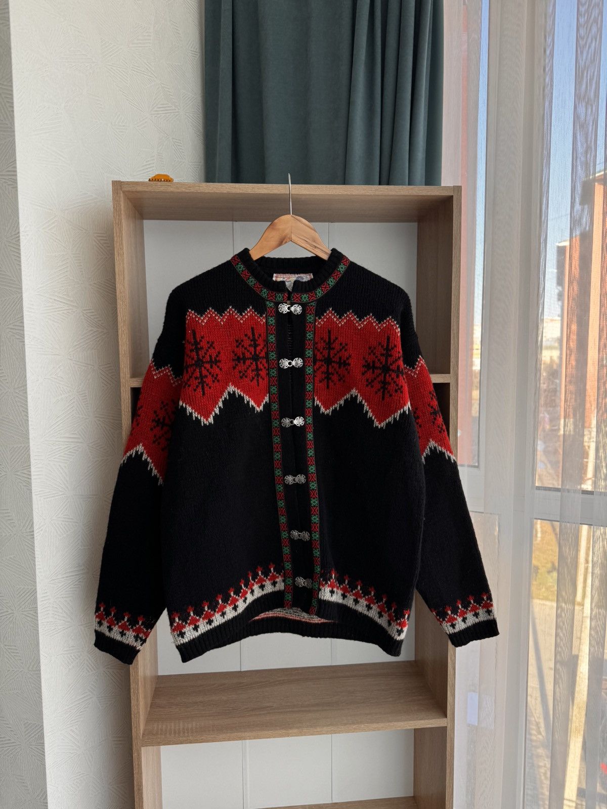 Dale Of Norway × Vintage Vintage Nordman Land of Midnightsun 80’s Wool Clasps Sweater Size US L / EU 52-54 / 3 - 2 Thumbnail