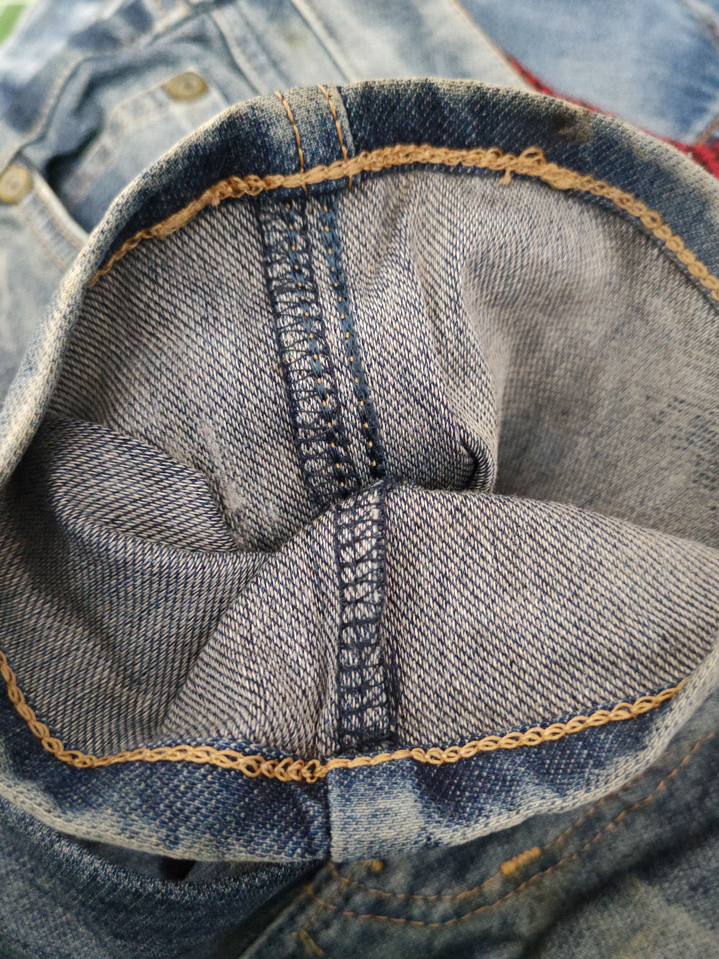 Edwin Edwin Dark Blue Distressed Ripped denim Jeans #W1404 Size US 32 / EU 48 - 15 Thumbnail
