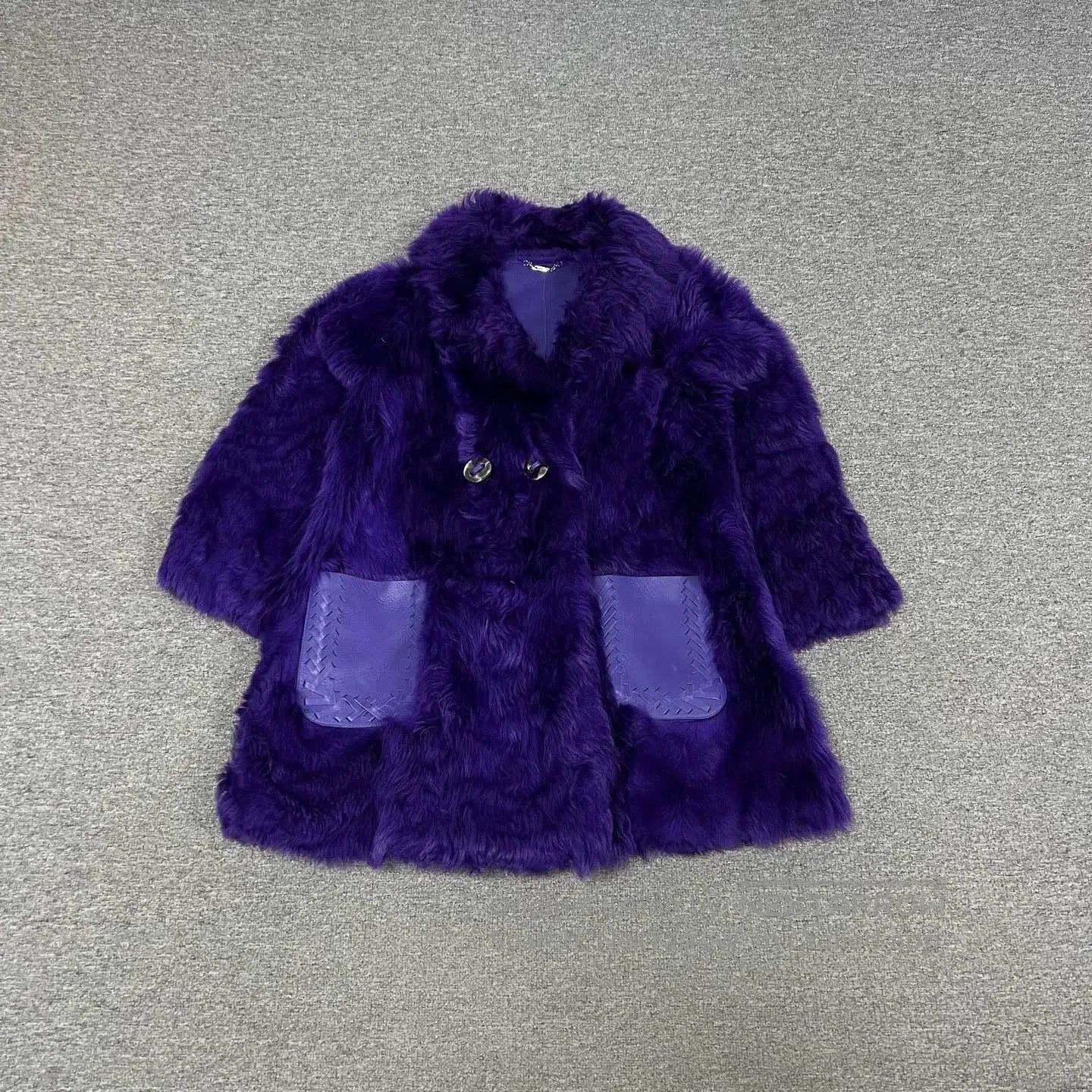Fendi purple luxurious fur coat by fendi. Size US M / EU 48-50 / 2 - 1 Thumbnail