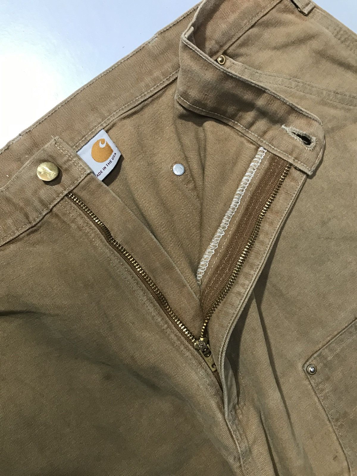 Carhartt Vintage carhartt B01 BRN dusty double knee workwear Size US 40 / EU 56 - 6 Thumbnail