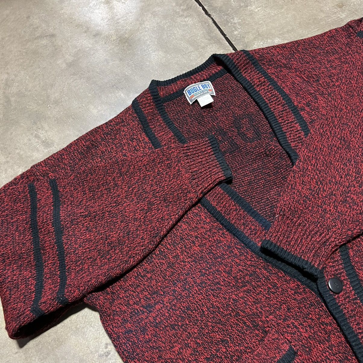 Vintage Vintage 90s Bugle Boy Global Challenge Sweater Cardigan Size US L / EU 52-54 / 3 - 10 Thumbnail
