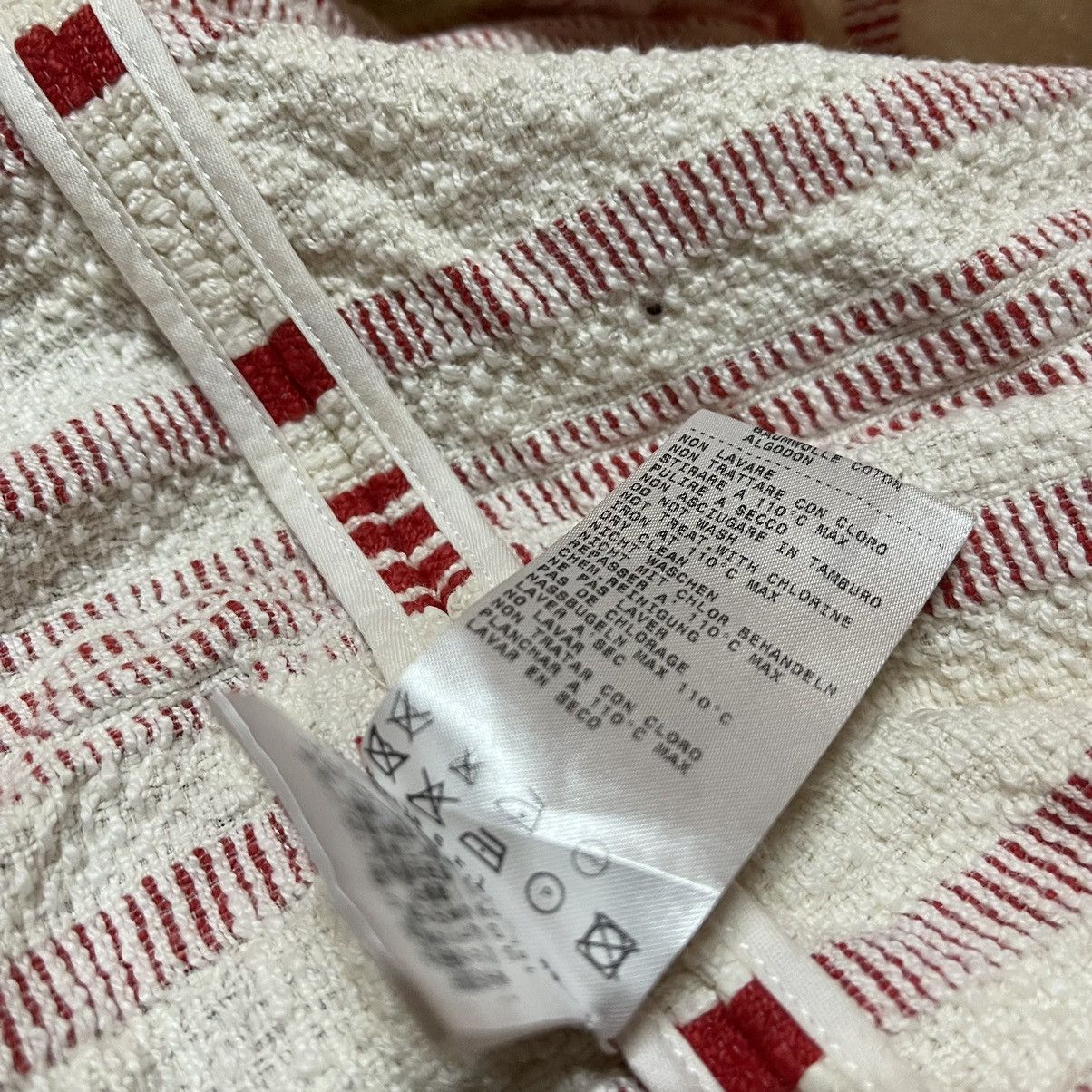 Grifoni Mauro Grifoni stripe knit jacket minimalist casual Size 48R - 5 Thumbnail