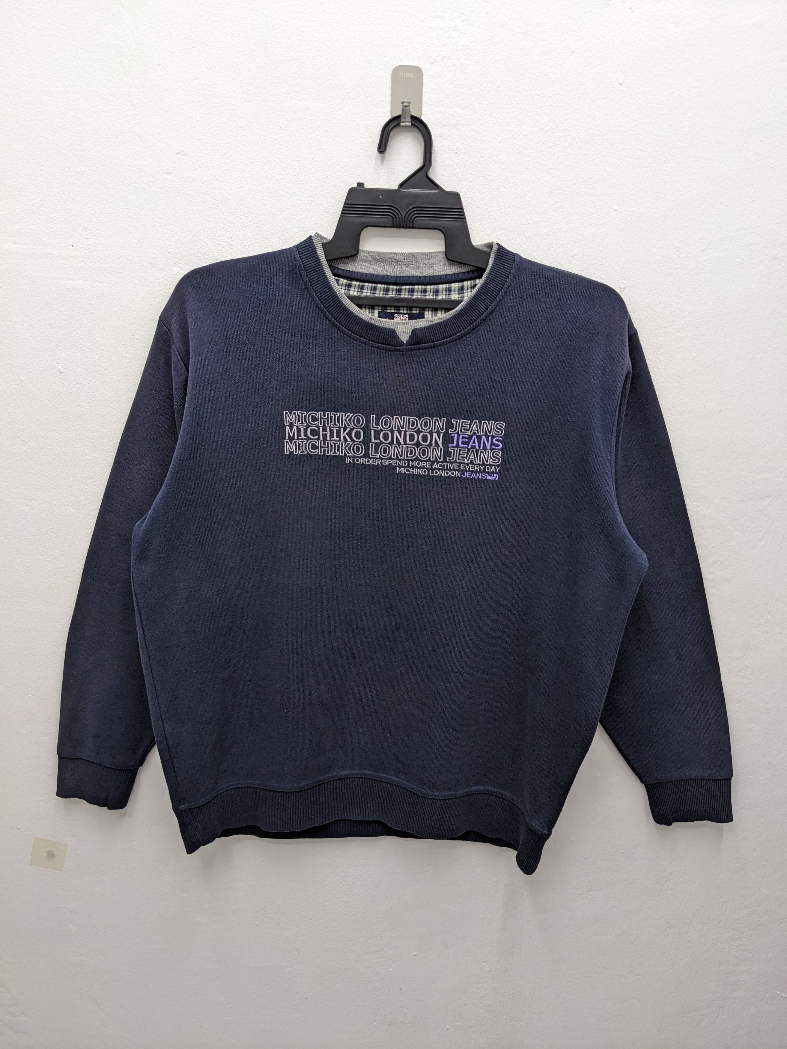 Michiko Koshino London JAPANESE BRAND MICHIKO KOSHINO LONDON JEANS SWEATSHIRT Size US XL / EU 56 / 4 - 2 Thumbnail