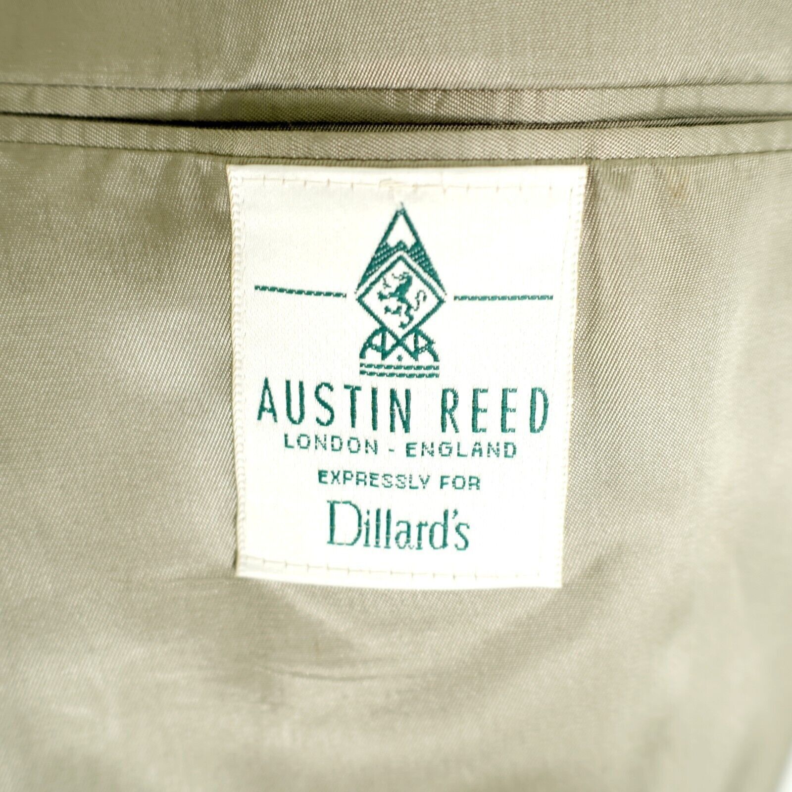 Austin Reed DAMAGED Austin Reed Wool Tan Glen Plaid 2 Button Blazer 42R Size 42R - 9 Thumbnail