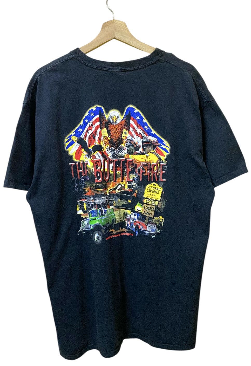 The Unbranded Brand The Butte Fire Crewneck Tee Size US XL / EU 56 / 4 - 2 Thumbnail