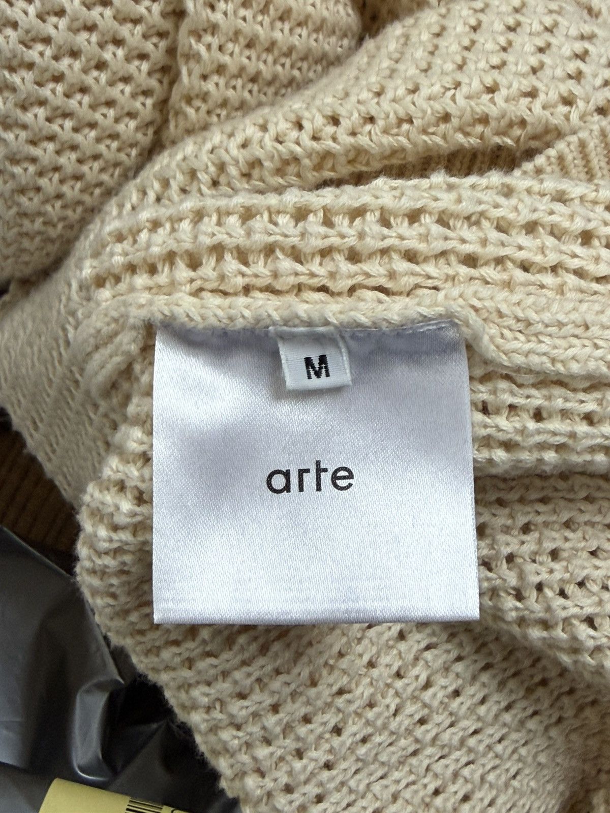 Arte Antwerp Arte Antwerp SS22 Kiewic Knit Polo Shirt Size M Beige Size US M / EU 48-50 / 2 - 9 Thumbnail
