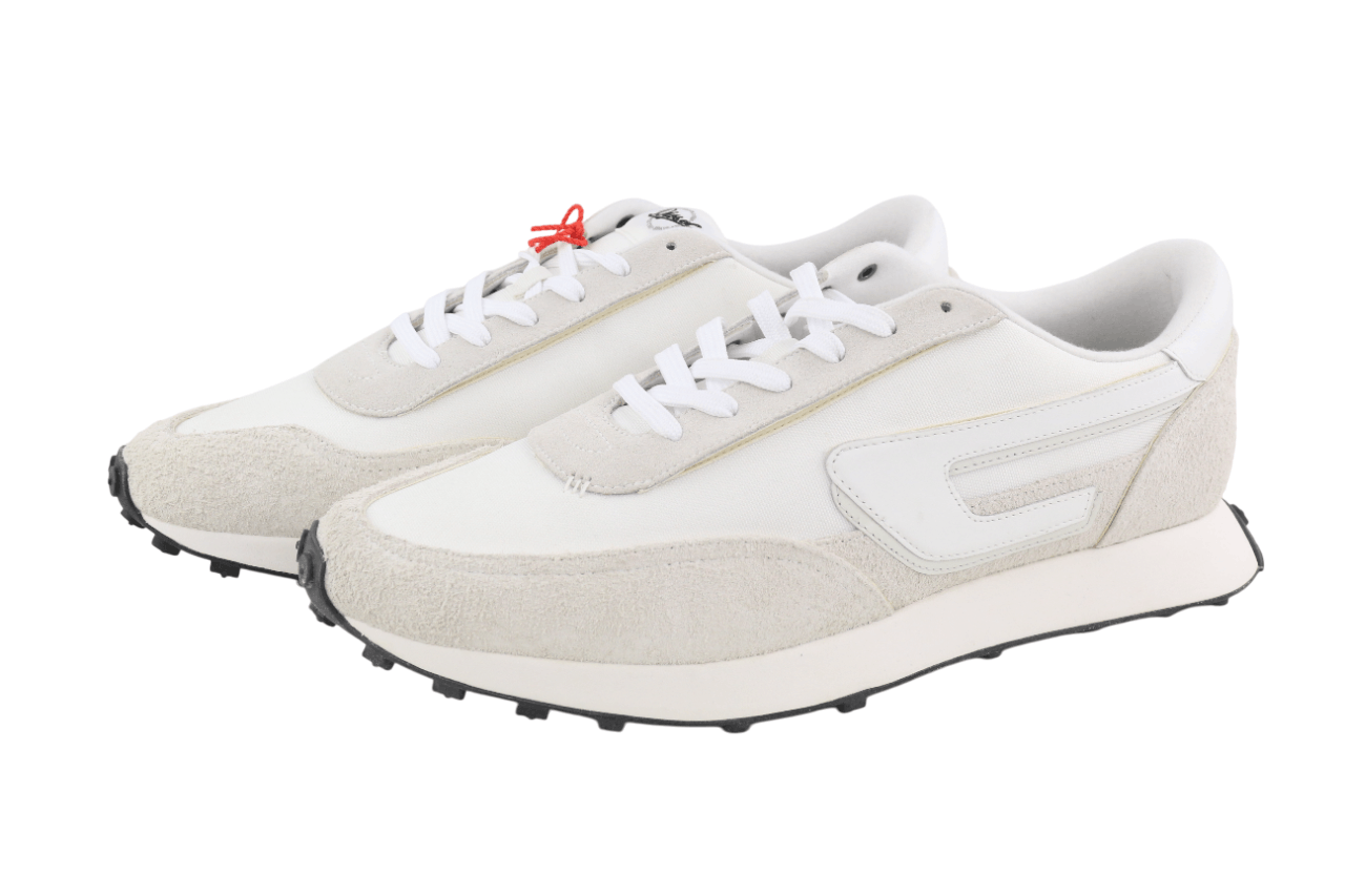 Diesel S-RACER-LC EU45 White Leather Details 40584 Size US 12 / EU 45 - 5 Thumbnail