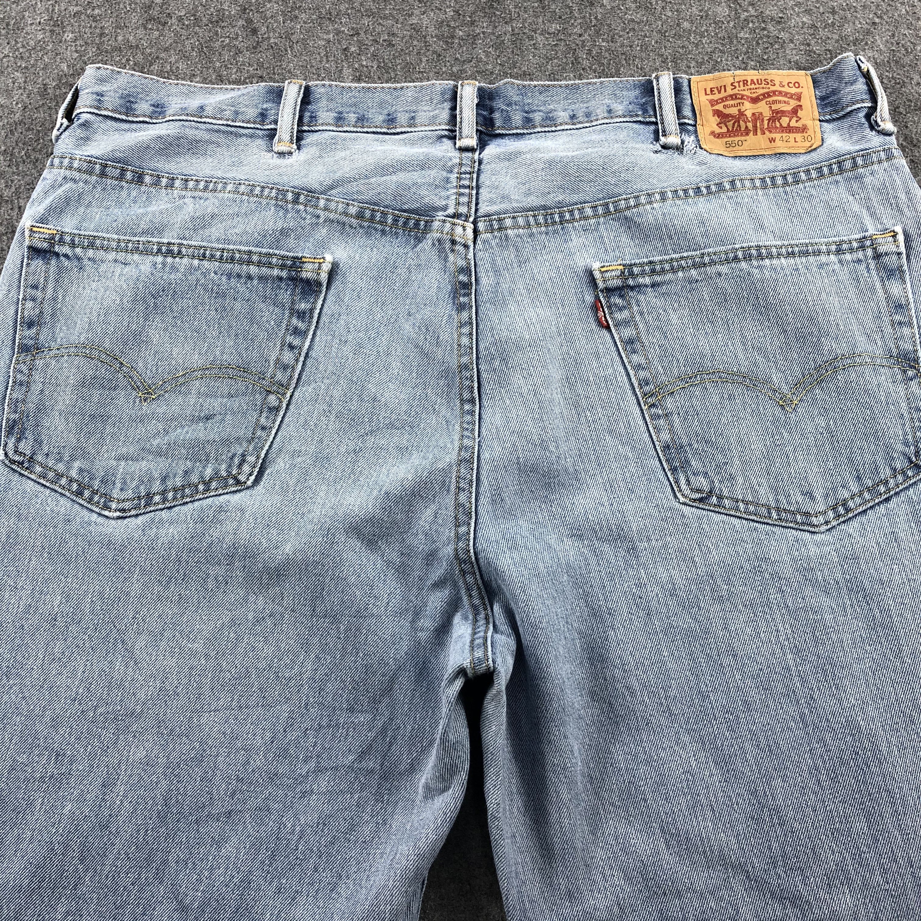 Levi's × Vintage Vintage Light Wash Levis 550 Jeans-JM1790 Size US 43 - 4 Thumbnail