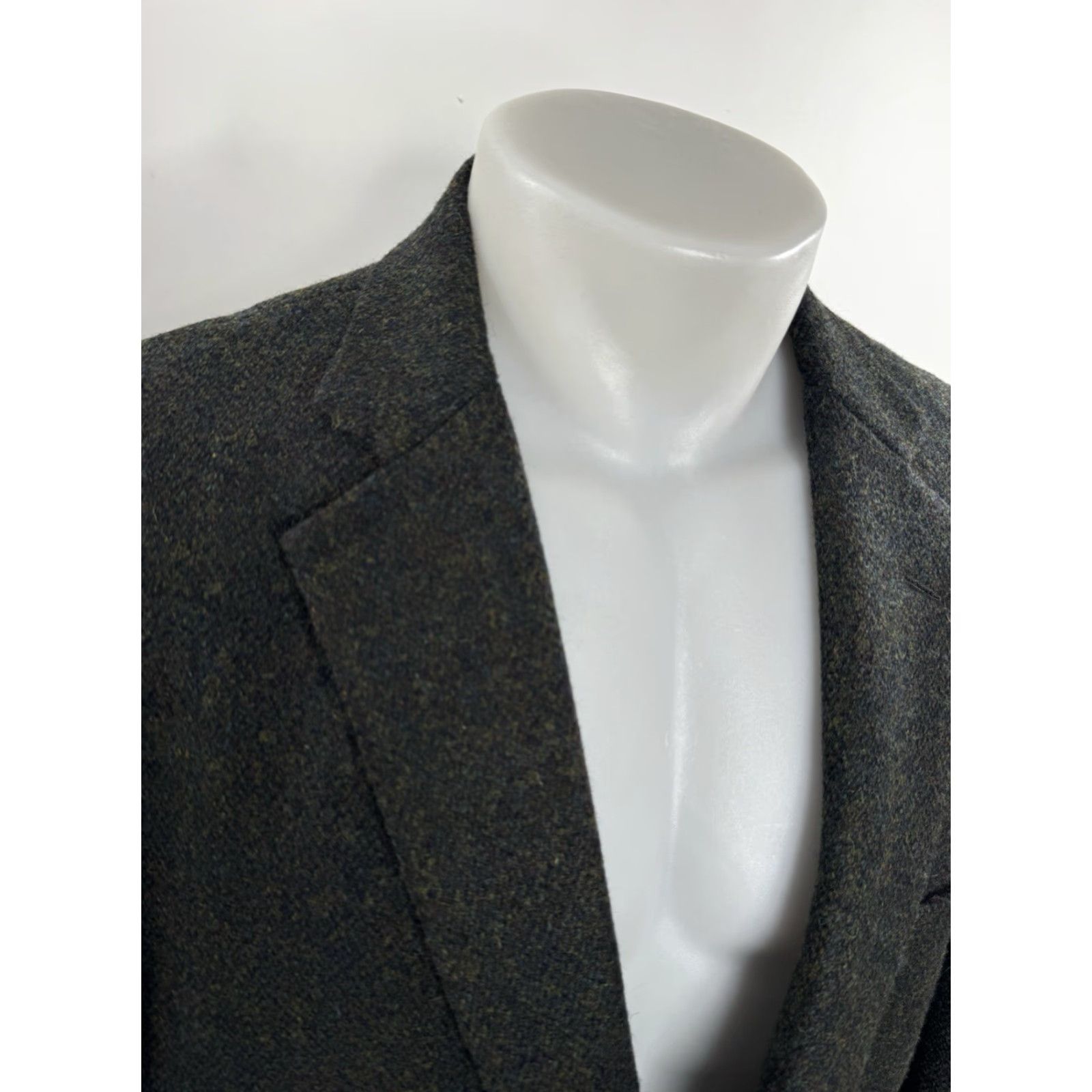 Brooks Brothers BROOKS BROTHERS Blazer Jacket Tweed Wool 44 R Green Purple Gold Men Size 44 Blazer Tweed Wool Vintage: No Size 44R - 2 Thumbnail