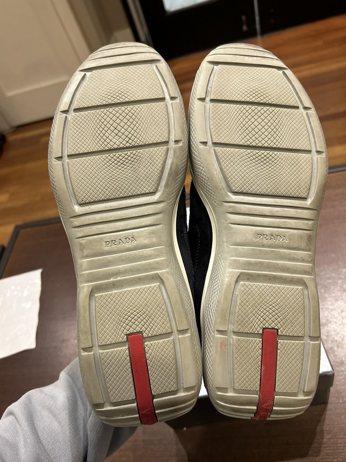 Prada Prada Americas Cup Navy Suede Size US 11 / EU 44 - 5 Thumbnail