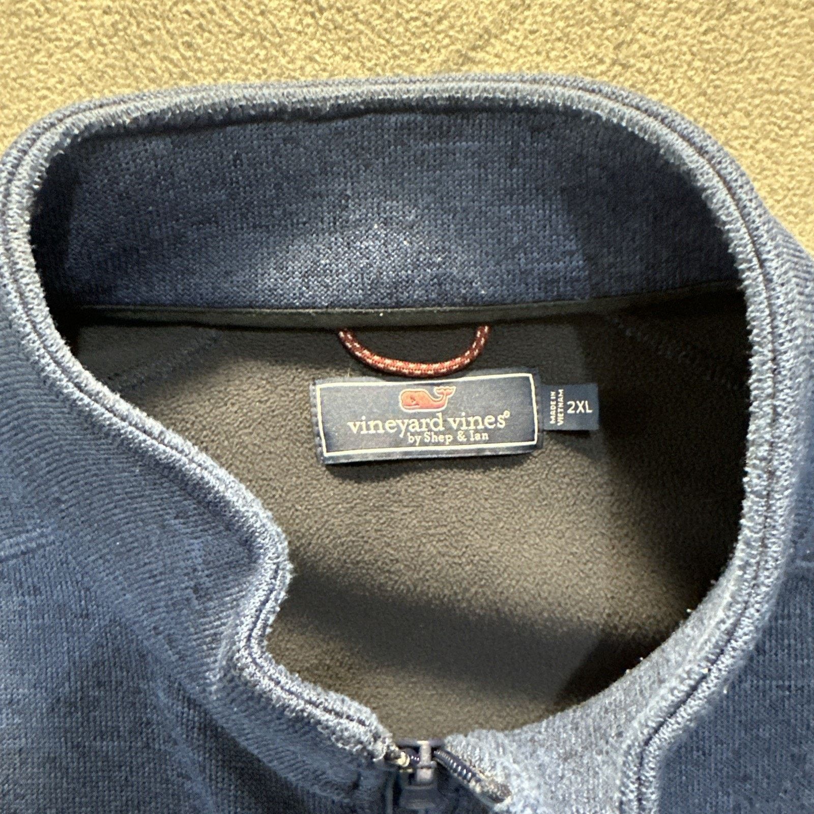 Vineyard Vines Vineyard Vines Mountain Sweater Fleece 1/4 Zip Pullover XXL Size US XXL / EU 58 / 5 - 4 Thumbnail