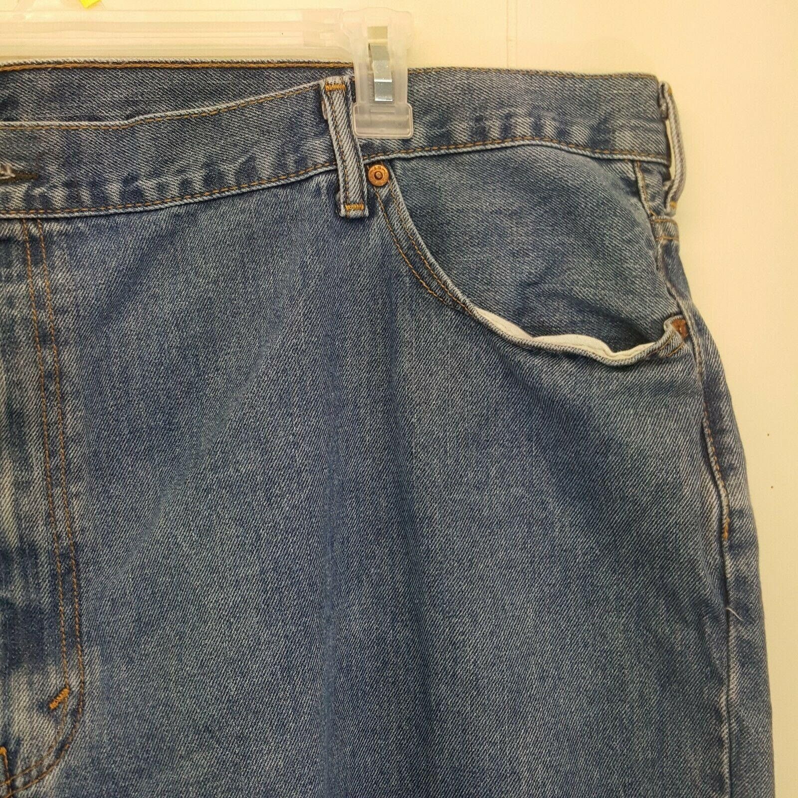 Levi's Levi 52x30 Blue Jeans Pants Denim Jean Zipper Fly Relaxed Fi Size US 44 / EU 60 - 10 Thumbnail