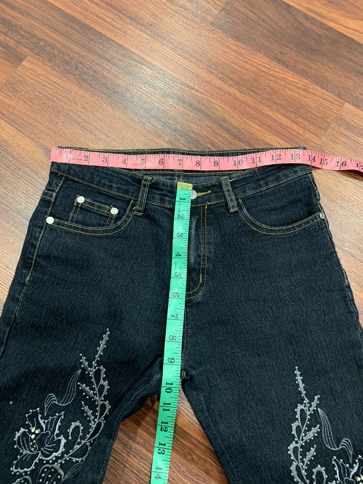 Other Junan LXL Flared Jeans Pants Size 28" / US 6 / IT 42 - 5 Thumbnail