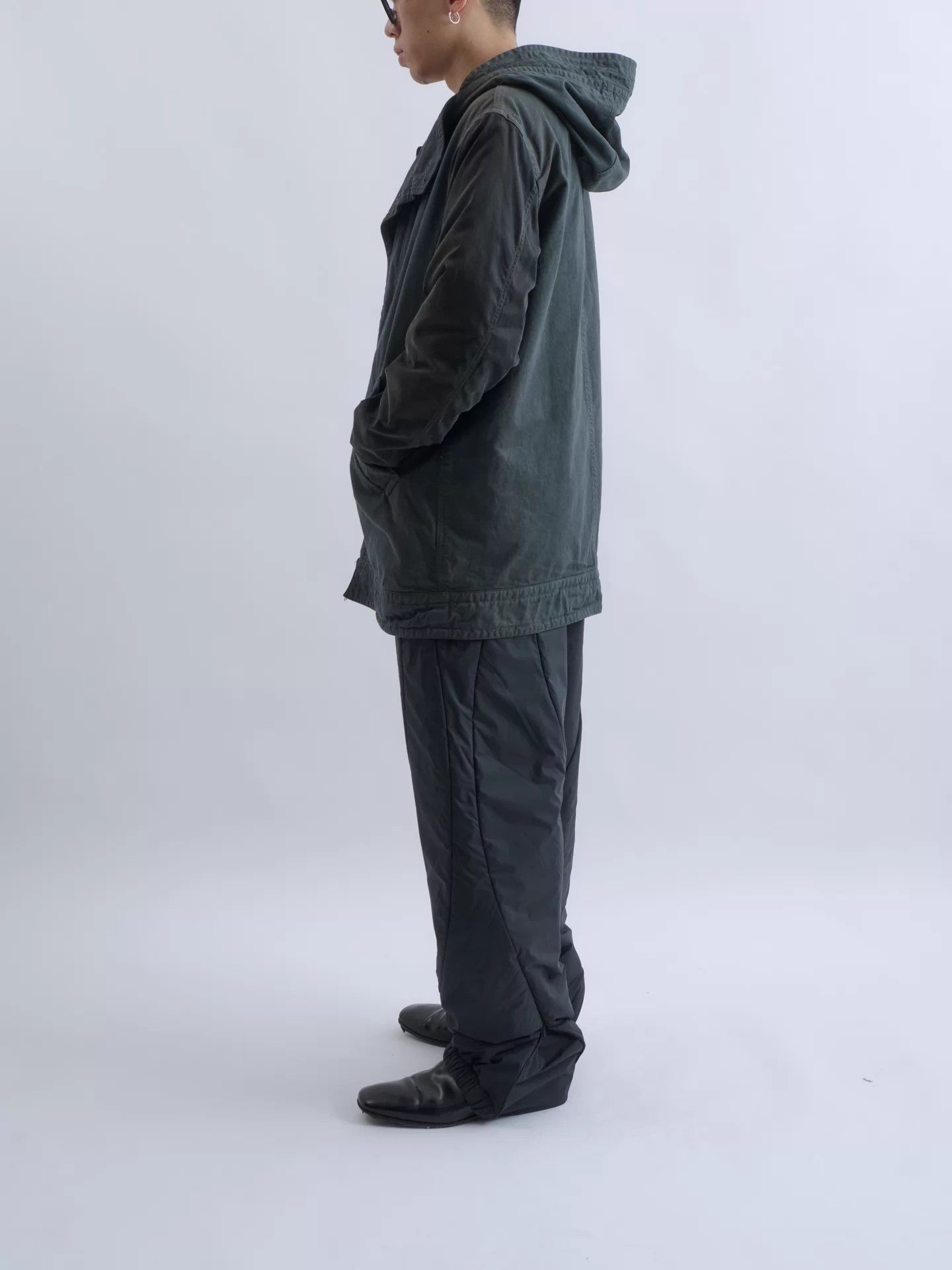 Robert Geller Robert Geller Cotton-Cupro Sleeve Hooded Padded Jacket Size US M / EU 48-50 / 2 - 5 Thumbnail