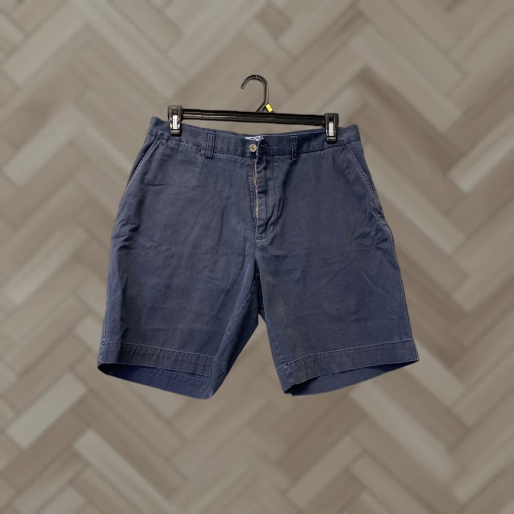 Polo Ralph Lauren POLO RALPH LAUREN Chino Shorts Navy Blue Mens Size 35 Pleated Regular Size US S / EU 44-46 / 1 - 1 Thumbnail