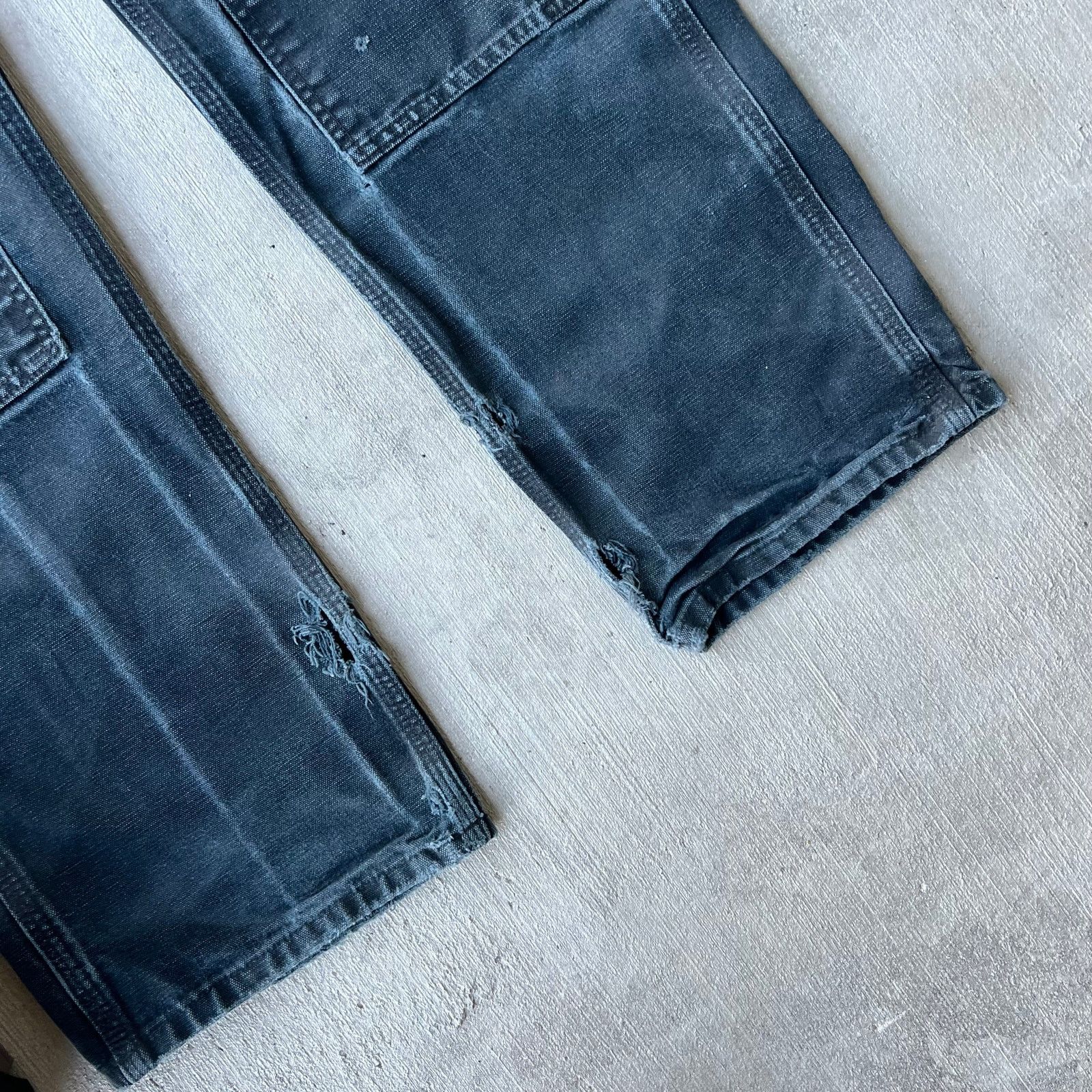 Carhartt × Vintage Carhartt faded black double knee work wear carpenter pants Size US 31 - 8 Thumbnail