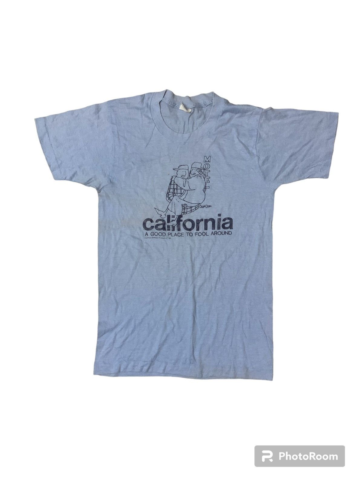 Vintage Vintage 1991 California A Good Place To Fool Around Tee Size US S / EU 44-46 / 1 - 1 Thumbnail