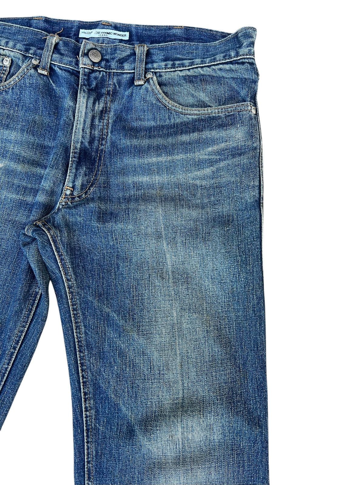 Vintage Vintage Cosmic Wonder Japan Dirty Mud Denim Flare Jeans Size US 32 / EU 48 - 9 Thumbnail