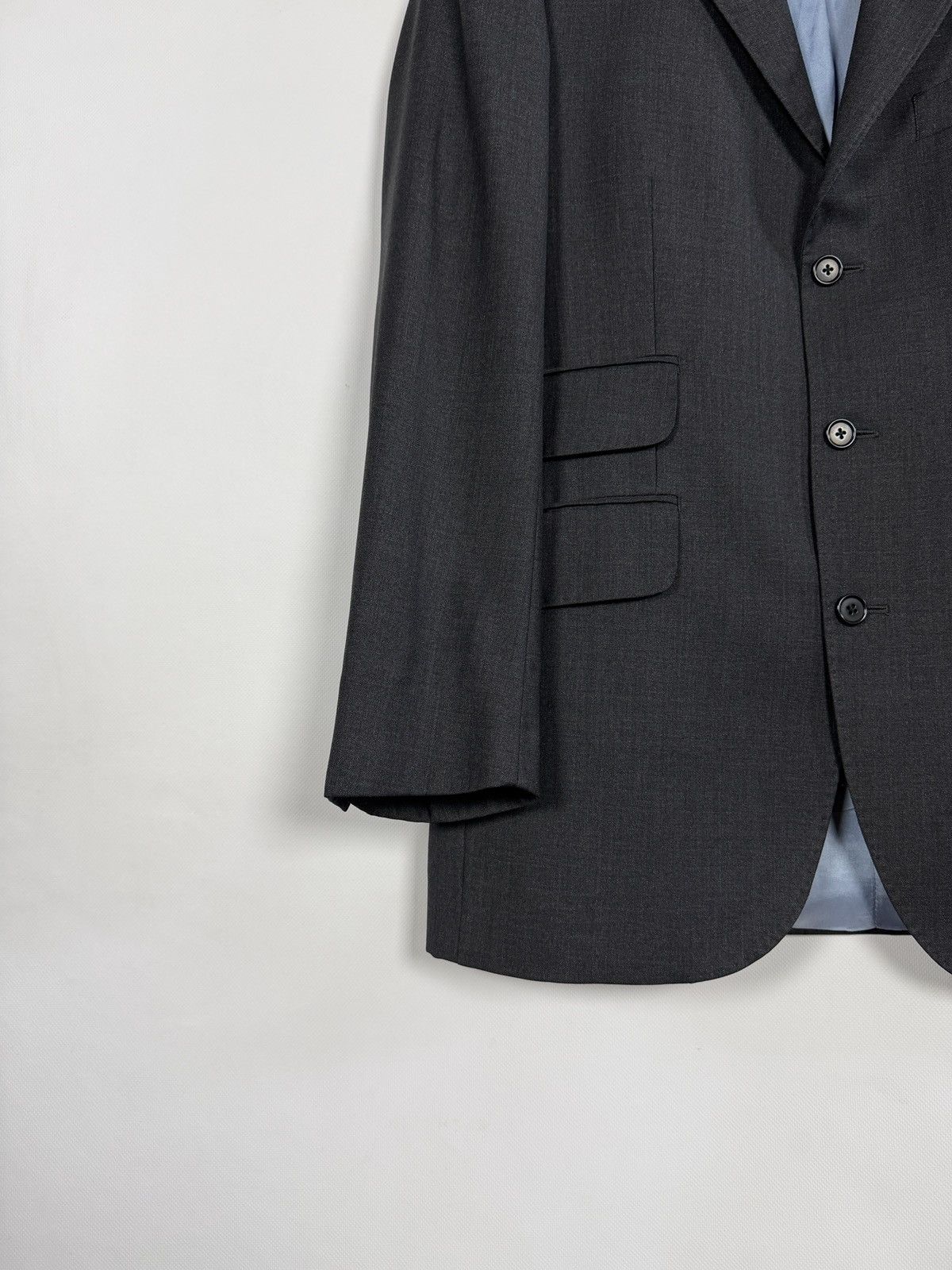 Hackett Men’s Hackett London Three Button Wool Blazer Jacket 42R/52R Size 42R - 4 Thumbnail