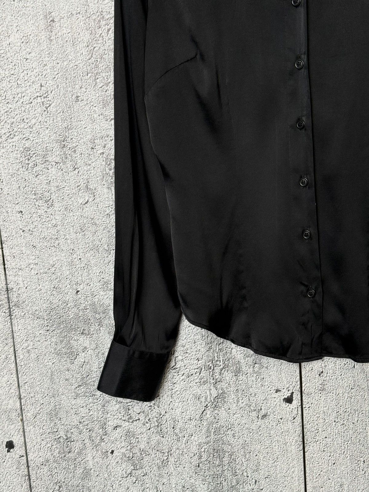Vivienne Westwood Vivienne Westwood Button Long Sleeve Silk Shirt Black Blouse Size S / US 4 / IT 40 - 4 Thumbnail