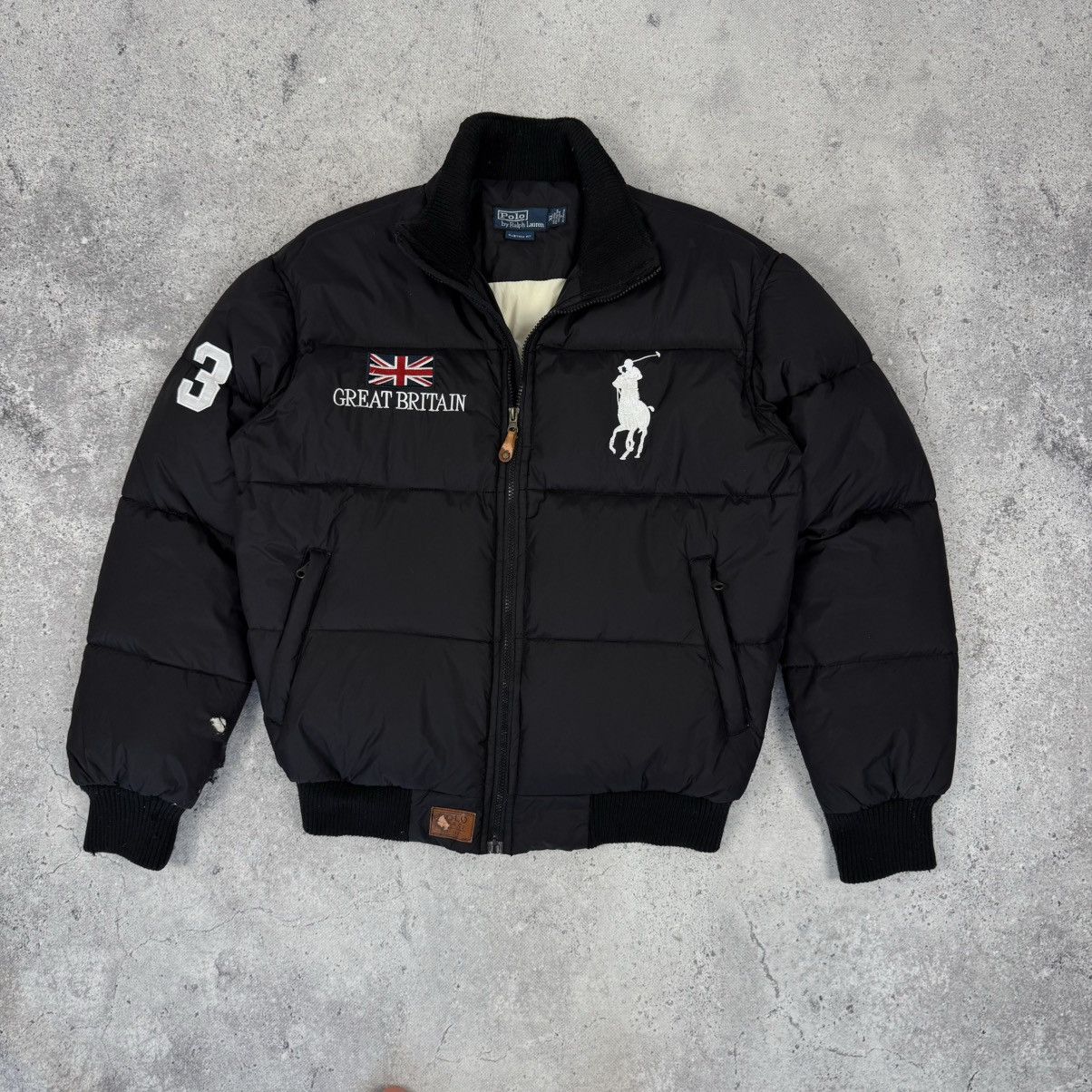 Polo Ralph Lauren Great Britain Vintage Men Down Jacket Size