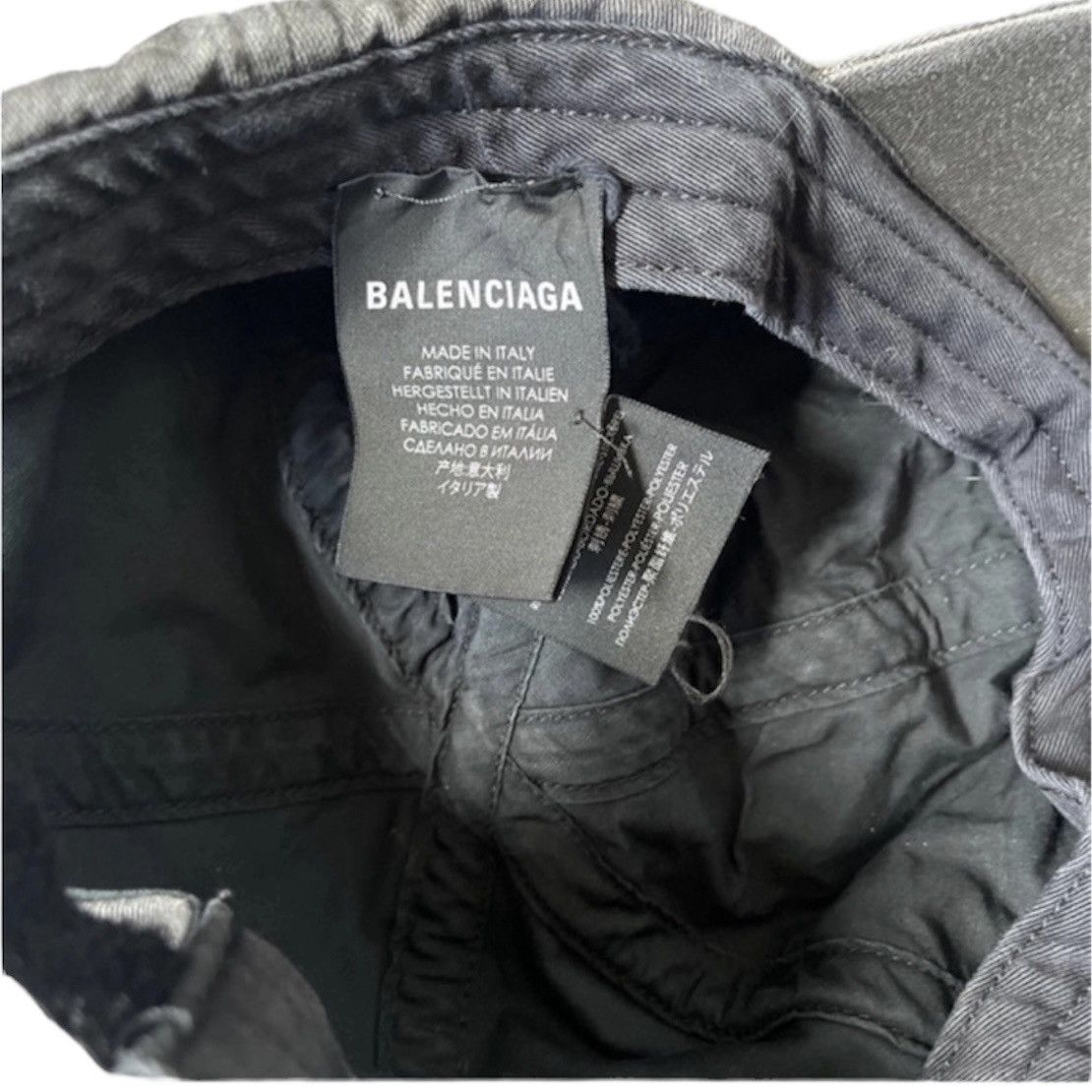 Balenciaga Balenciaga Logo Brim Cap Size ONE SIZE - 9 Thumbnail
