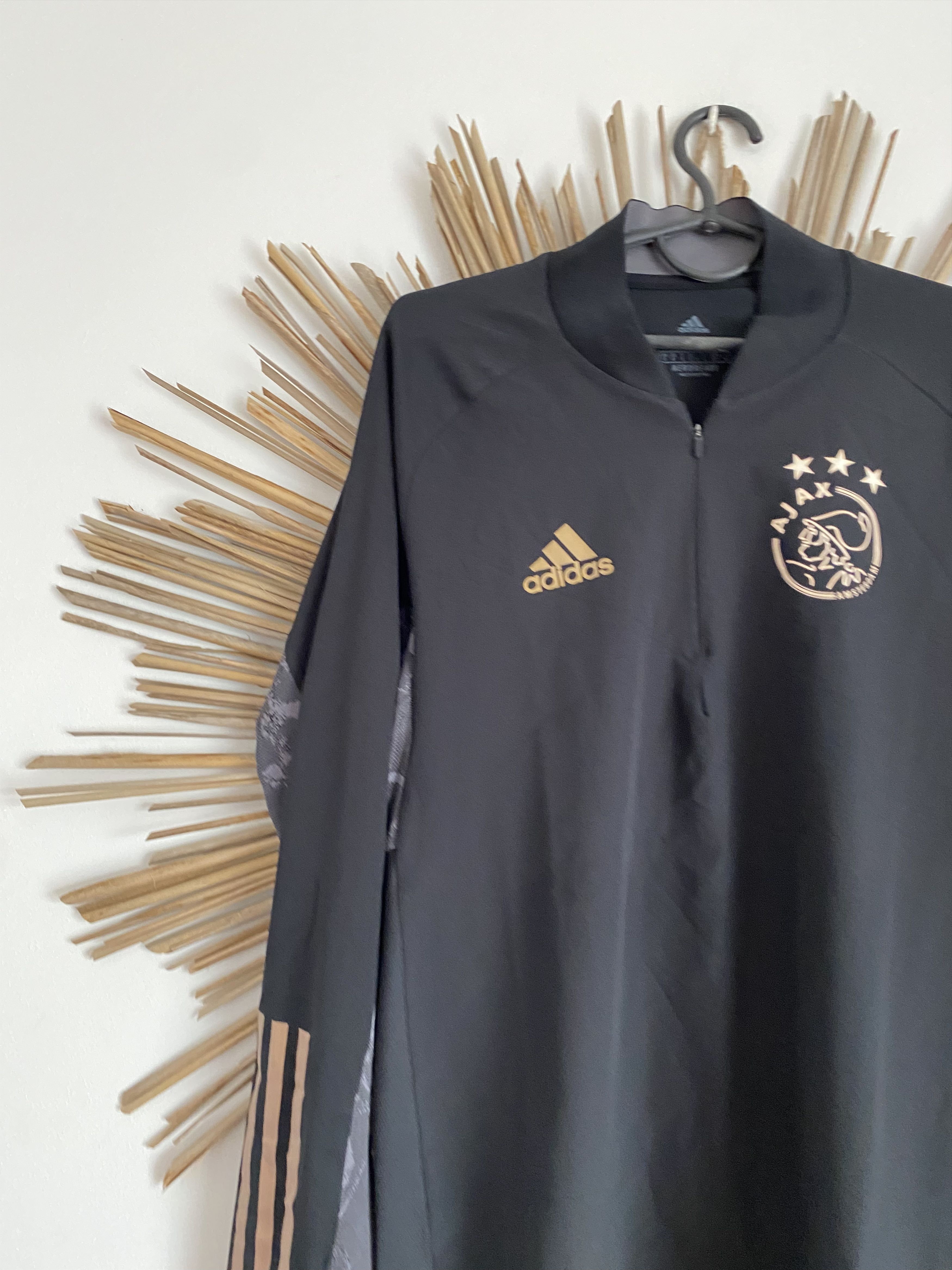 Adidas AJAX 2022 2023 adidas training 1/3 zip hoodie sweatshirt Size US S / EU 44-46 / 1 - 3 Thumbnail