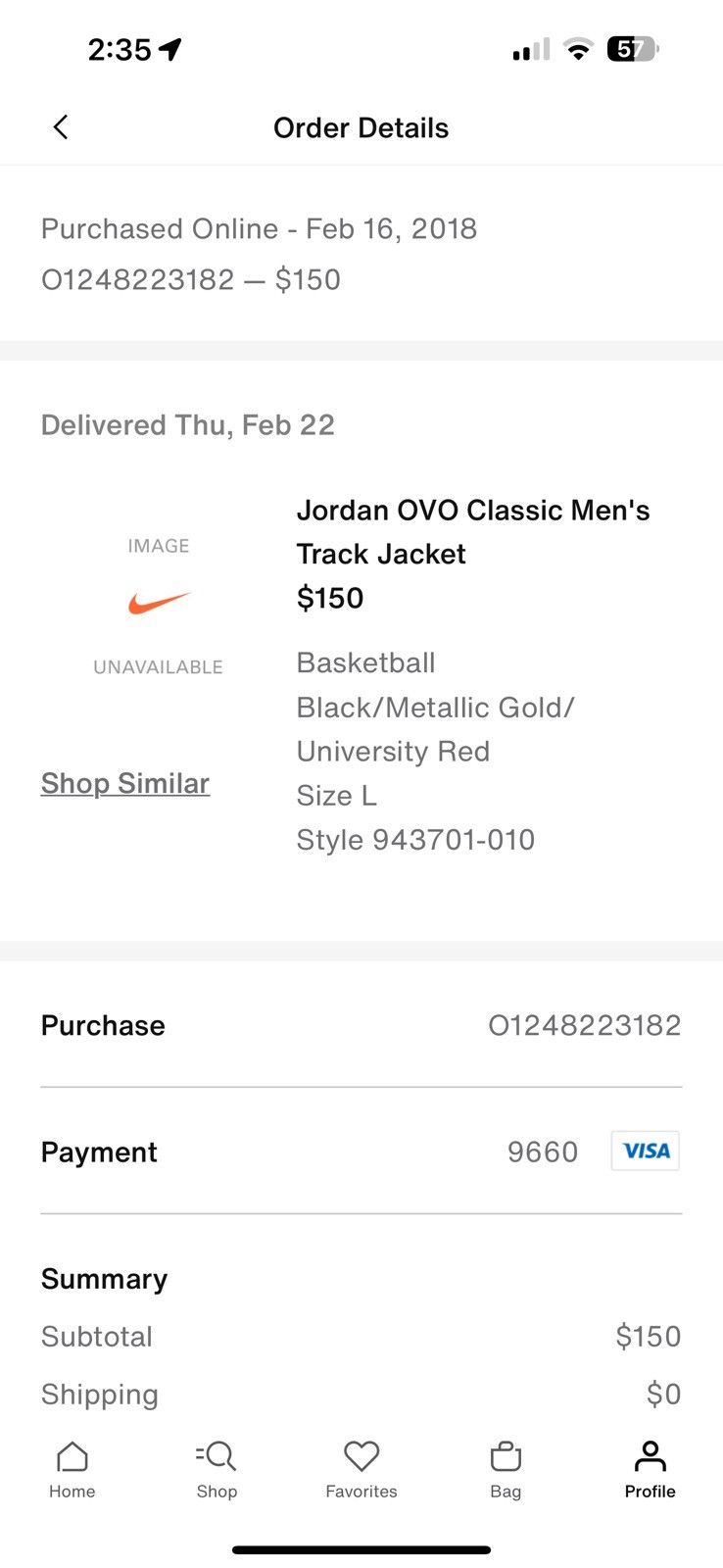 Drake OVO x Jordan windbreaker Size US L / EU 52-54 / 3 - 12 Thumbnail