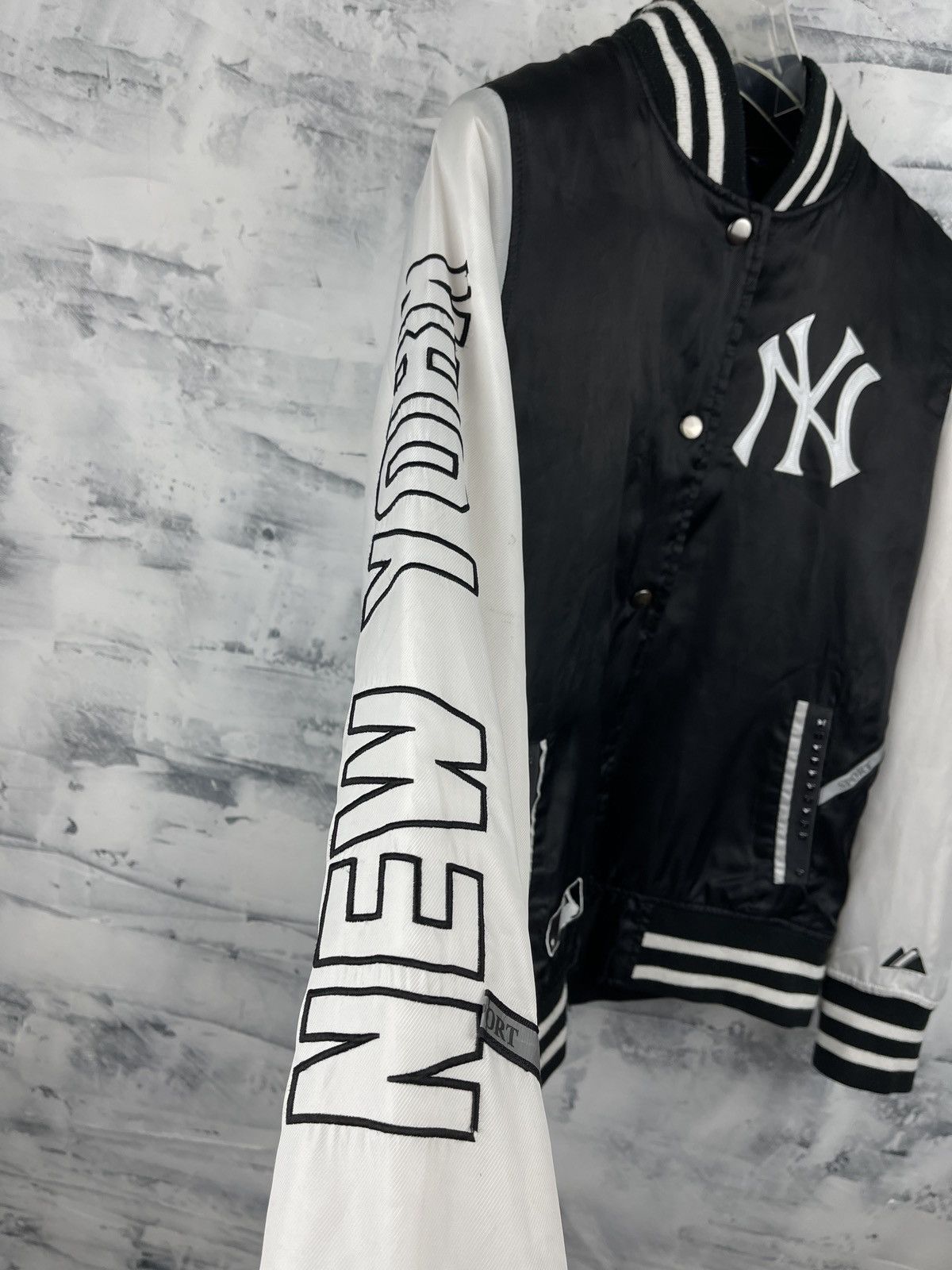 Majestic × Vintage Vinatge 90s Majestic Yankees Bomber Men’s S Size Size US S / EU 44-46 / 1 - 3 Thumbnail
