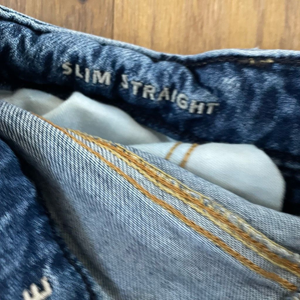 American Eagle Outfitters 2 Pair Men’s Straight Leg American Eagle Jeans 1 NWT $50 28 Size US 26 / EU 42 - 9 Thumbnail