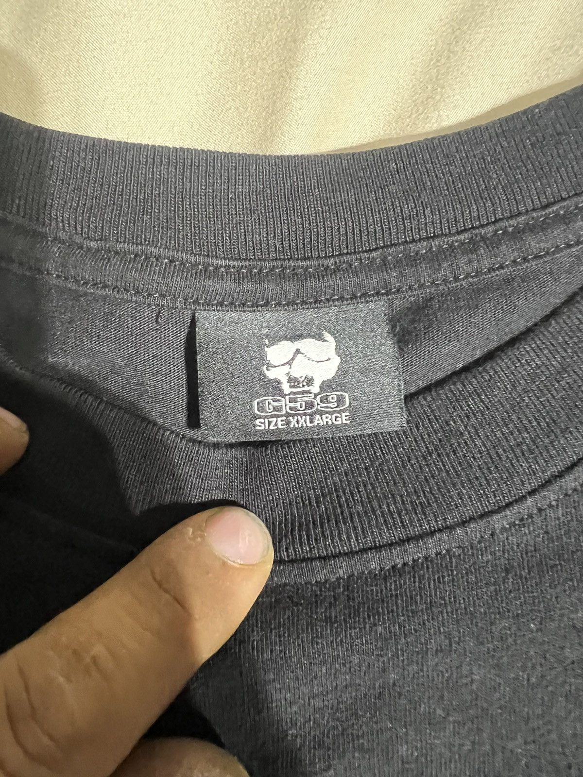 G59 Records Face on cloth tee Size US XXL / EU 58 / 5 - 2 Thumbnail