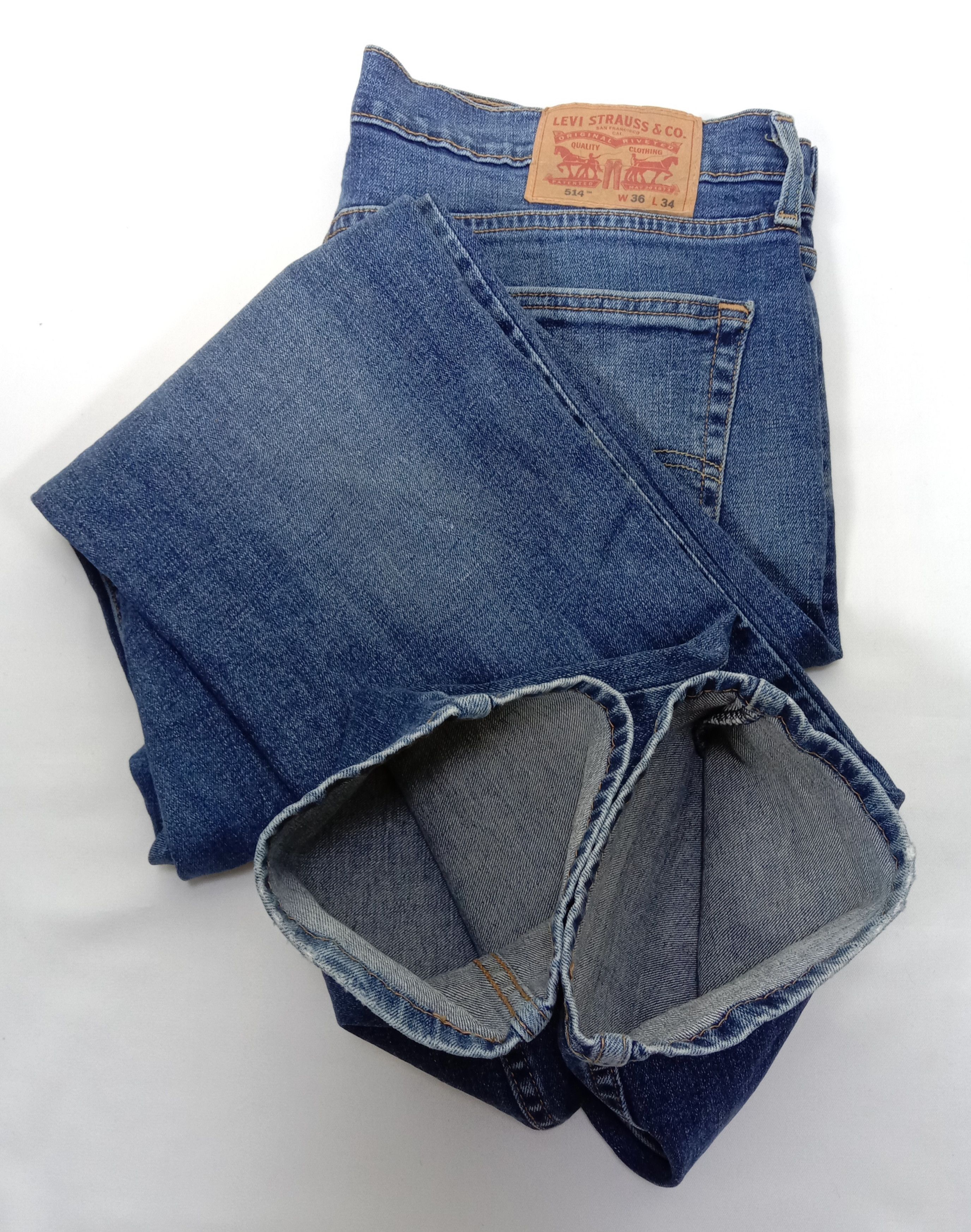 Levi's Vintage Levi's 514 Jeans Slim Straight Distressed Denim Size US 36 / EU 52 - 15 Thumbnail