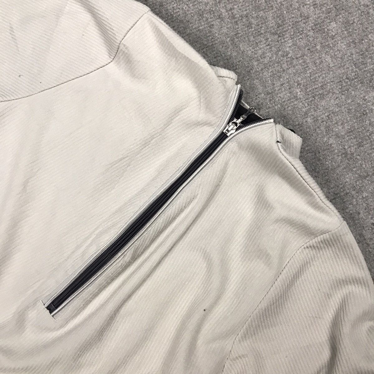 If Six Was Nine × Japanese Brand MALE CO SLIM FIT DESIGN ZIPPER COLLAR TSHIRT Size US L / EU 52-54 / 3 - 7 Thumbnail