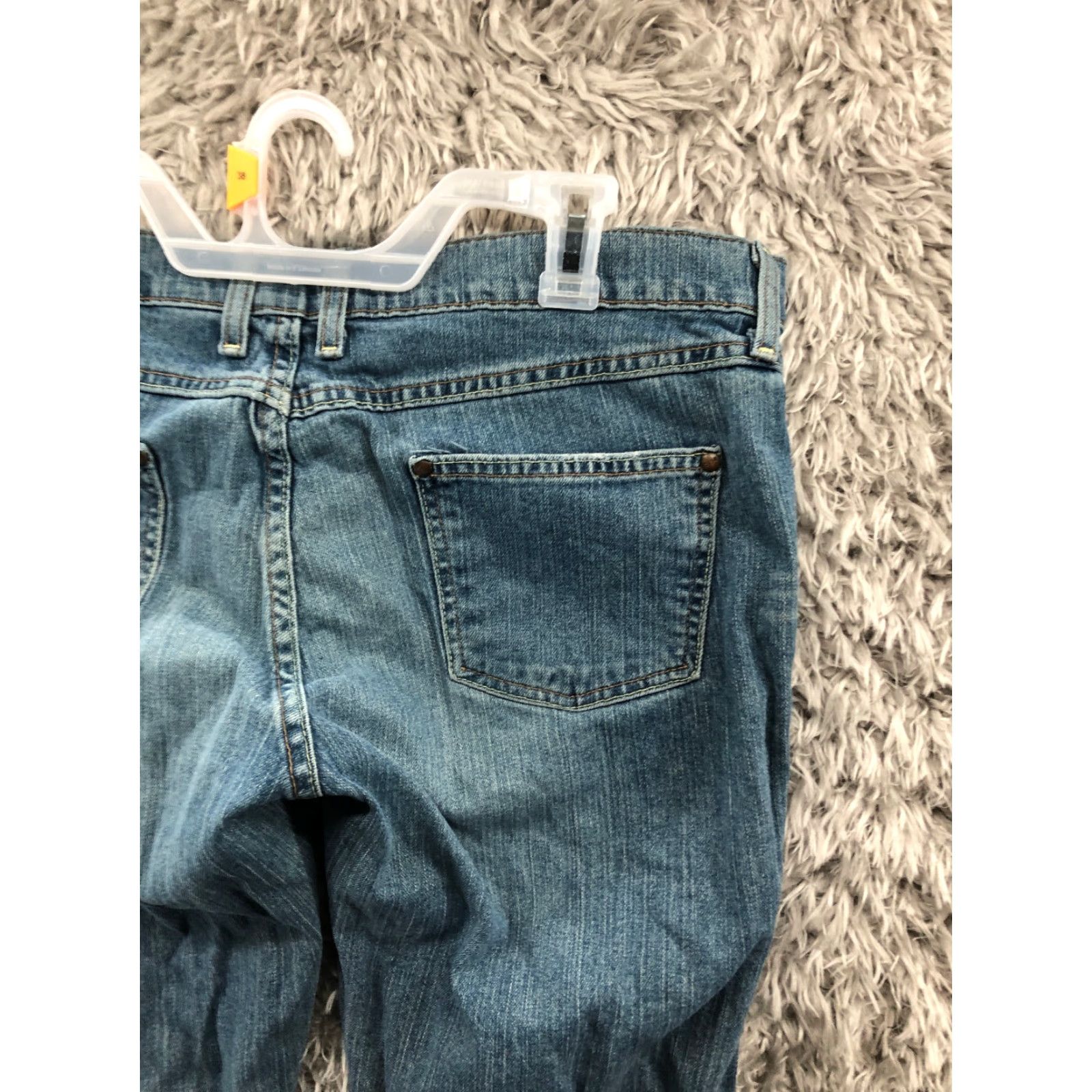 Old Navy Old Navy Jeans Womens Regular Bootcut Dark Wash Denim Stretch Size 14 Size 36" / US 14 / IT 50 - 6 Thumbnail