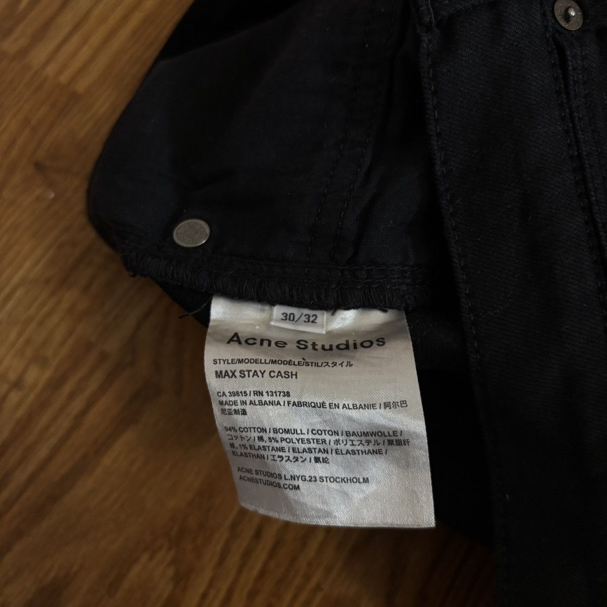 Acne Studios Acne Studios Denim Jeans 30/32 Slim Size US 30 / EU 46 - 5 Thumbnail
