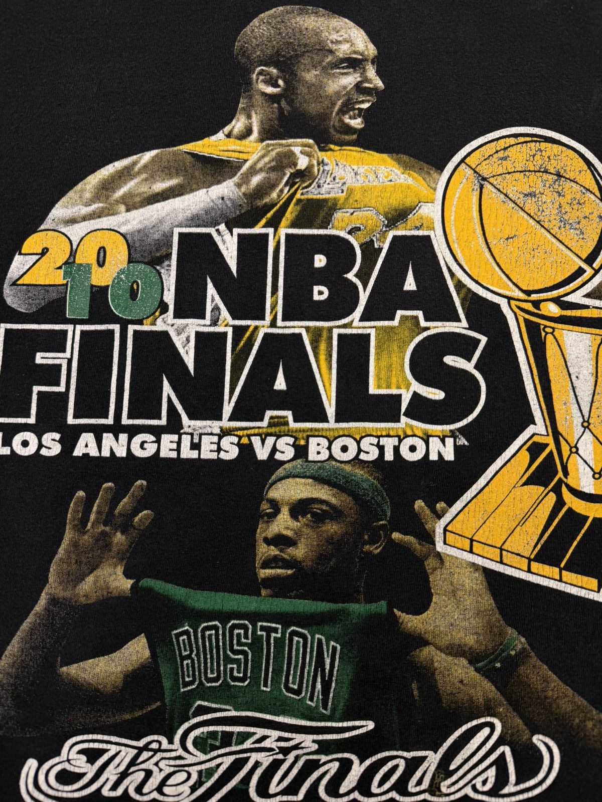 NBA Lakers Vs Celtics Kobe Bryant Paul Pierce 2010 NBA Finals XL Size US XL / EU 56 / 4 - 8 Thumbnail