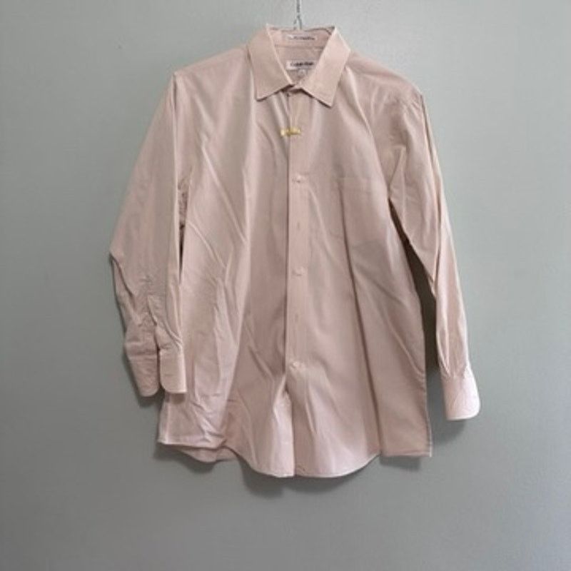 Calvin Klein Calvin Klein taupe button down size 16.5 Size US L / EU 52-54 / 3 - 2 Thumbnail