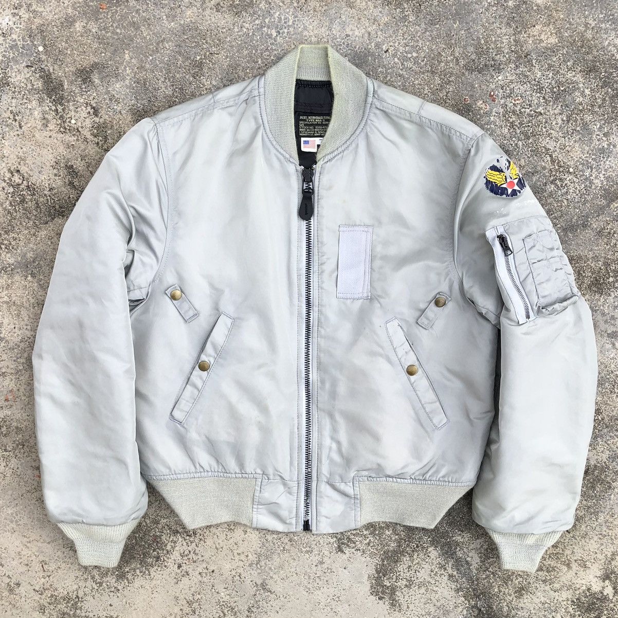 I. Spiewak And Sons Vintage l.Spiewak & Sons Intermediate Ma-1 Bomber Jacket 🇺🇸 Size US M / EU 48-50 / 2 - 1 Thumbnail